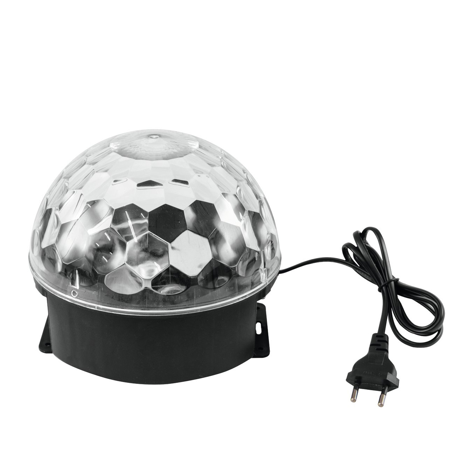 BC-4 Pilzkopf 6-farbig Diskokugel LED Effekt - RGBW + Orange +UV - drehend