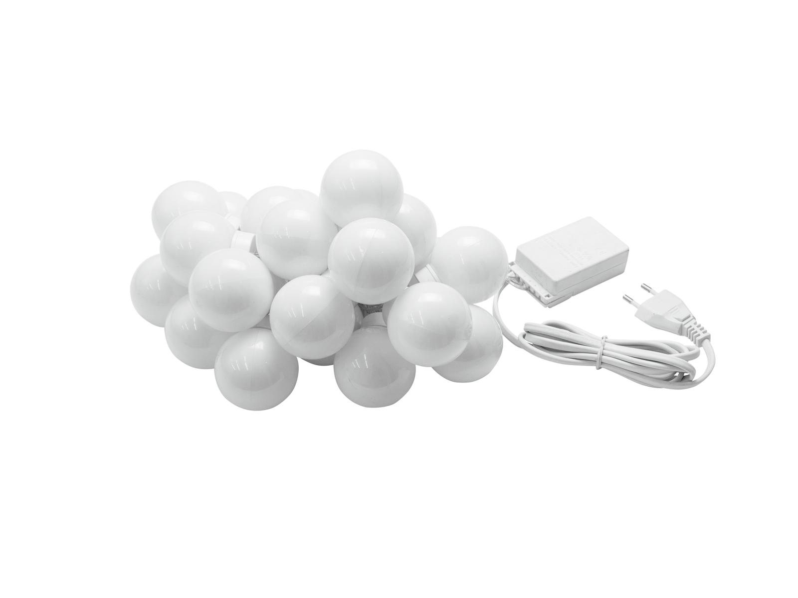 LED Party Balls Lichterkette - 20 Kugeln - 8 Programme - 4 Farbig - 6,90m LED Party Balls Lichterkette - 20 Kugeln - 8 Programme - 4 Farbig - 6,90m