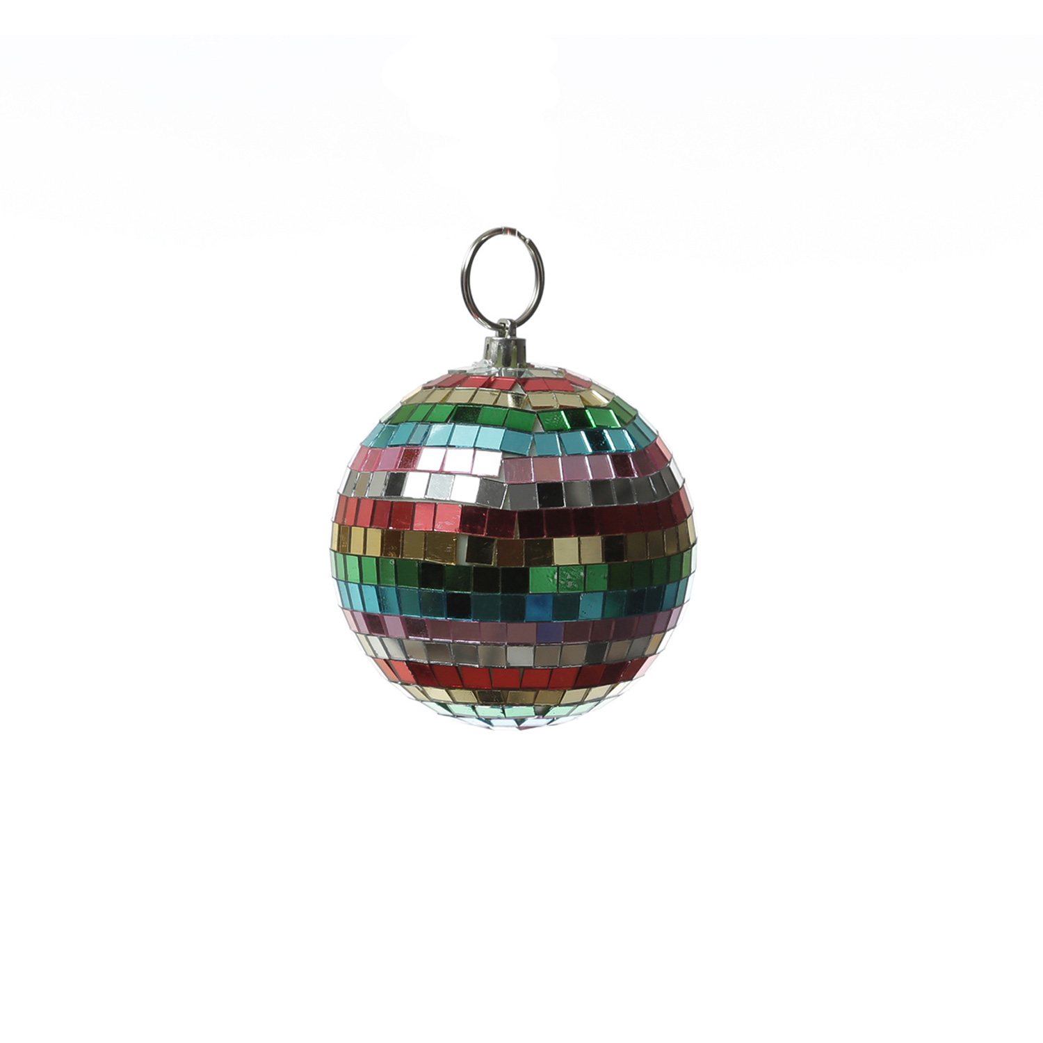Spiegelkugel 10cm - Discokugel - Echtglas - 7x7mm Spiegel - bunt, mehrfarbig Spiegelkugel 10cm - Discokugel - Echtglas - 7x7mm Spiegel - bunt, mehrfarbig