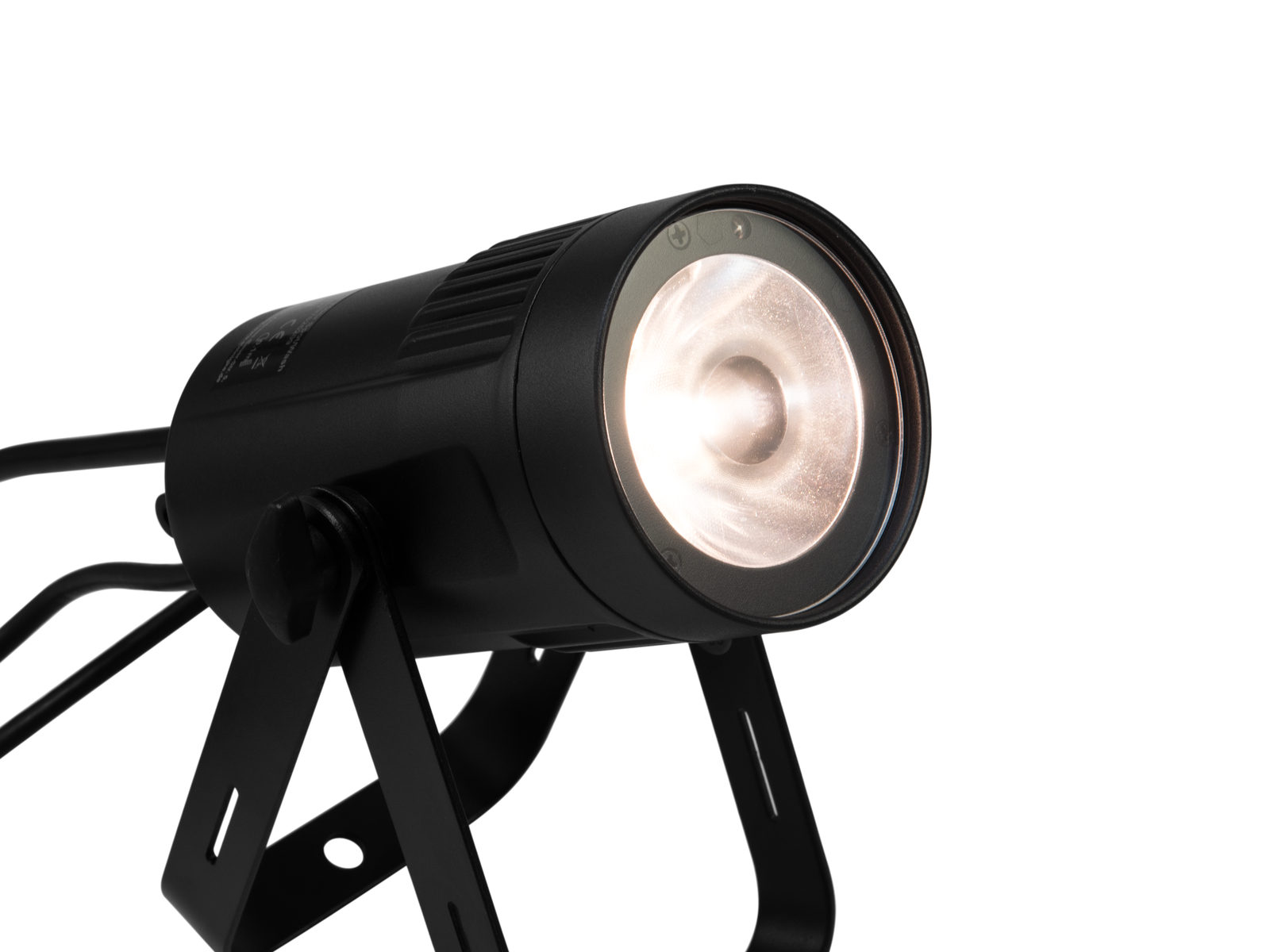 15W LED Hochleistungs-Pinspot - DMX Punktstrahler für Spiegelkugeln - inklusive Fernbedienung - warmweiss WW 3100K