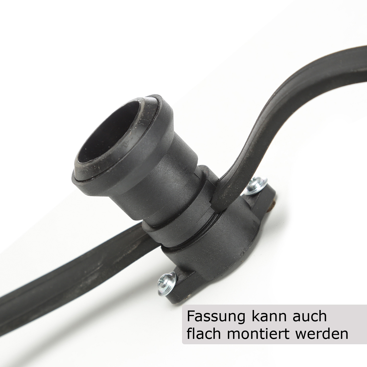 Illu-/Partylichterkette BLACKY 40m - Außenlichterkette schwarz - 40x E27 Schraubfassung