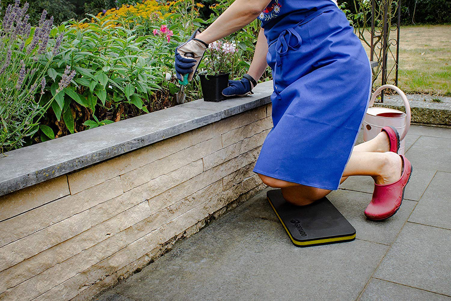GORANDO® Premium EVA Kniekissen - 44x22cm - für Garten, Haus, Werkstatt - Kniepad - gelb - 10er set GORANDO® Premium EVA Kniekissen - 44x22cm - für Garten, Haus, Werkstatt - Kniepad - gelb - 10er set