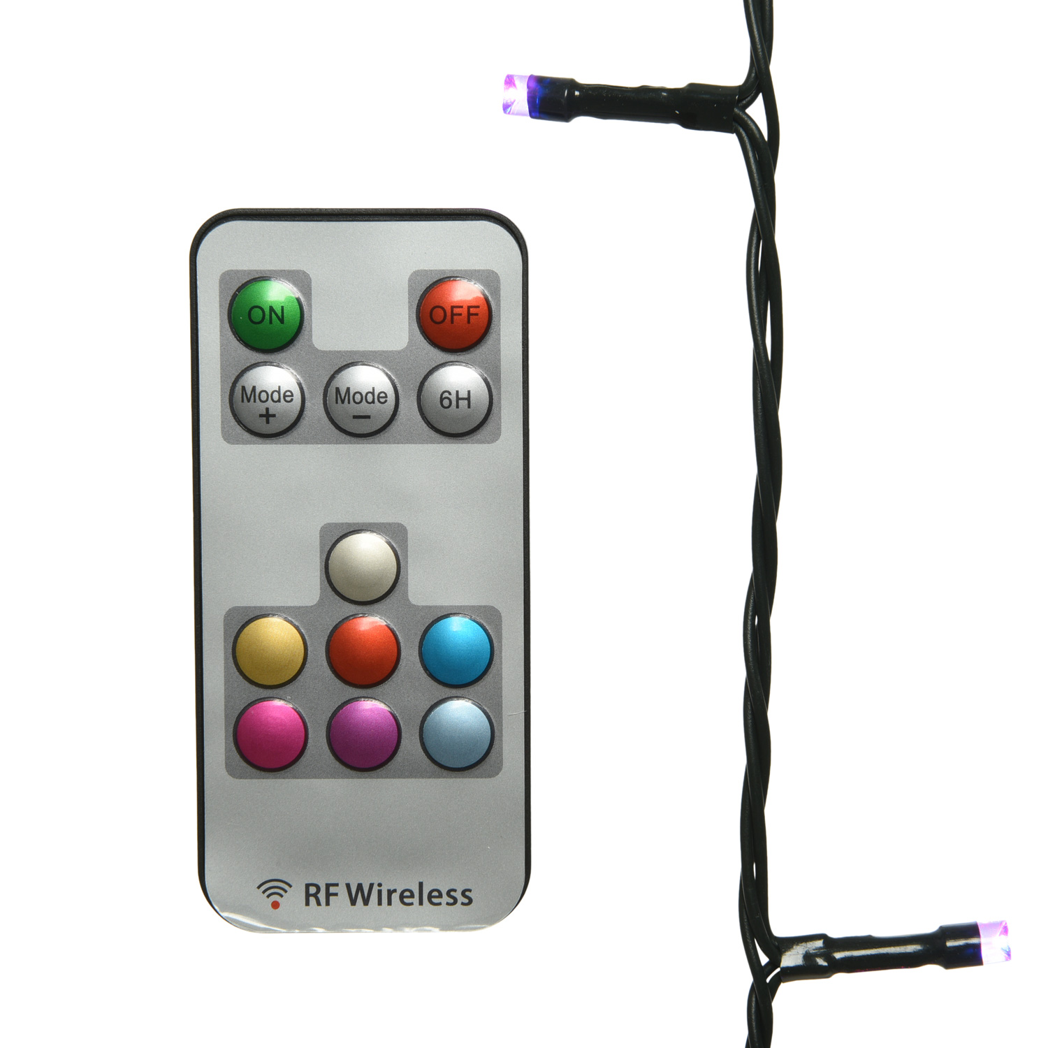 LED Lichterkette - 200 warmweiße und farbwechselnde LED - Fernbedienung - Timer - L: 19,9m LED Lichterkette - 200 warmweiße und farbwechselnde LED - Fernbedienung - Timer - L: 19,9m