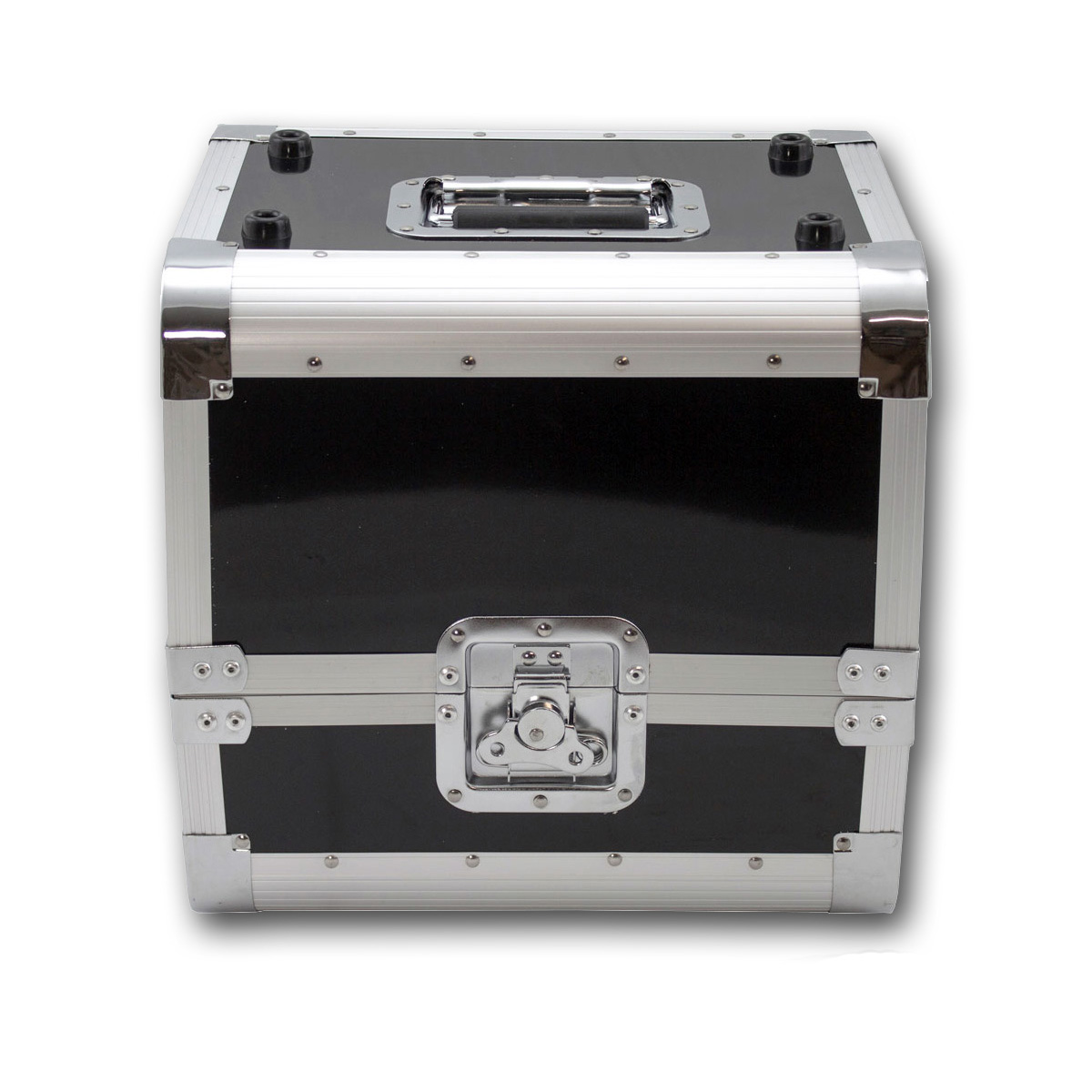 LP Plattencase PRO schwarz 50:50 Split, 80LPs | DJ Plattenkoffer für 80 Schallplatten LP Plattencase PRO schwarz 50:50 Split, 80LPs | DJ Plattenkoffer für 80 Schallplatten
