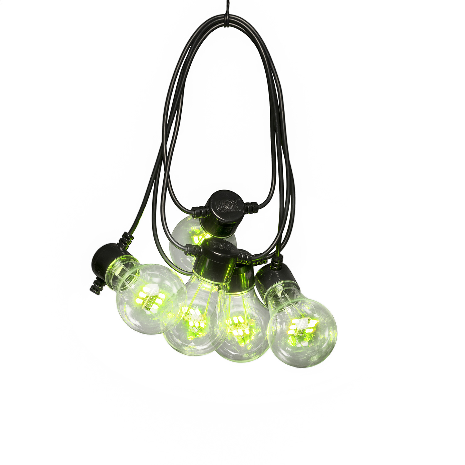 LED Lichterkette CIRCUS - 10 Glühbirnen - RGB 3er Farbwechsel - 5V Außentrafo - L: 4,65m LED Lichterkette CIRCUS - 10 Glühbirnen - RGB 3er Farbwechsel - 5V Außentrafo - L: 4,65m