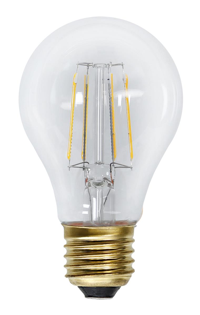Leuchtmittel | LED | Filament | →6cm x ↑11cm | 2,3W | E27 | 2100K | 230 Lumen | 80 Ra | EEK A++