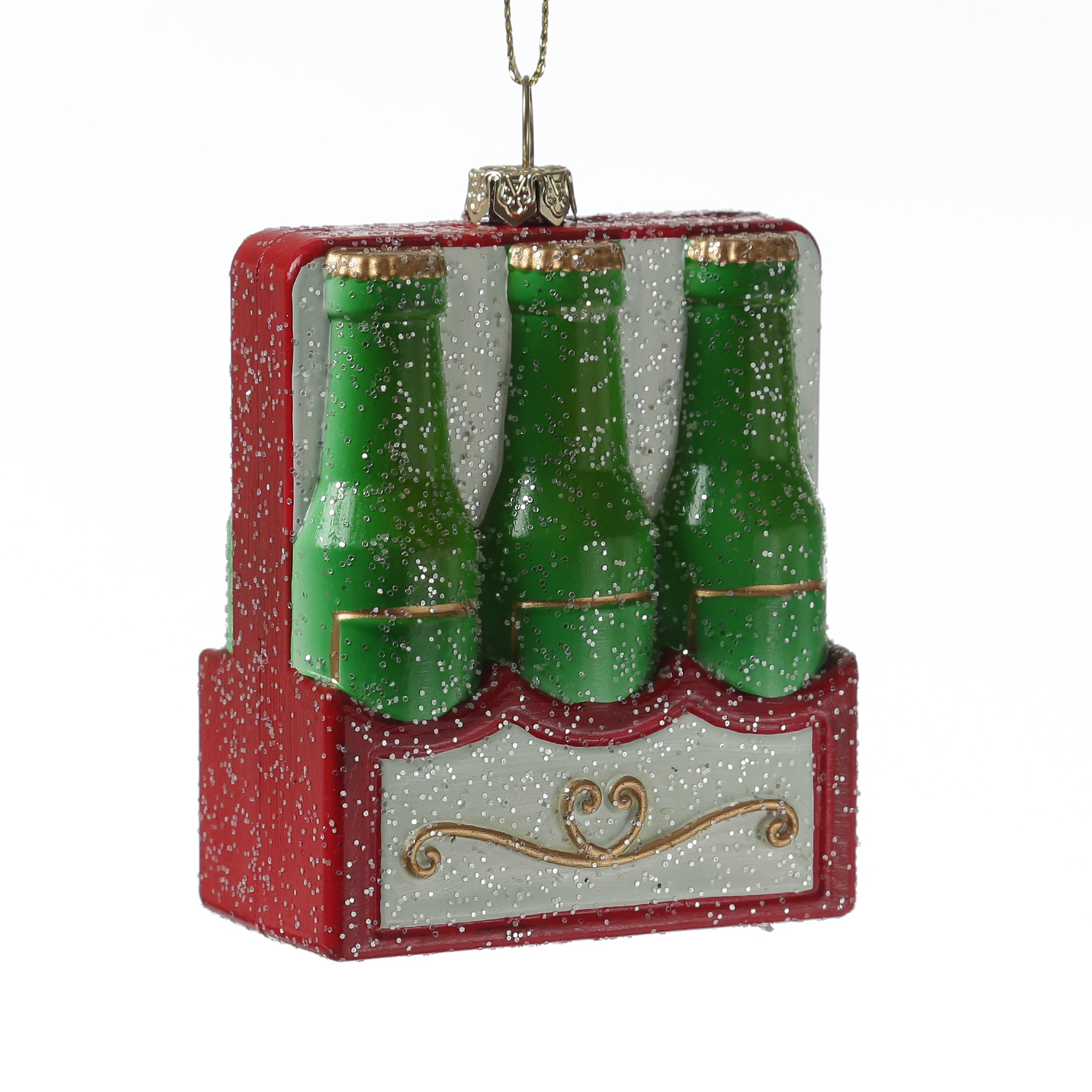 Weihnachtsbaumschmuck Sixpack Bier - Christbaumschmuck für Bierfreunde- bruchfest - H: 10cm