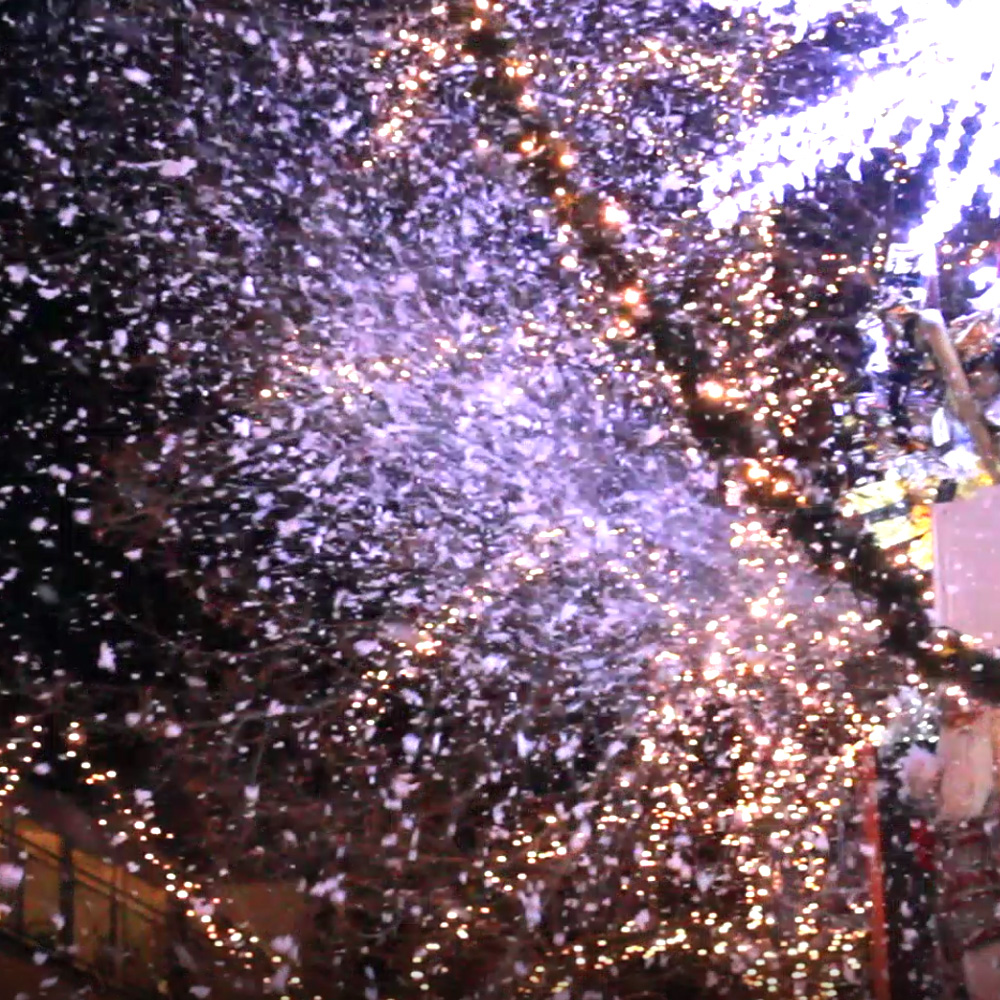 Schneemaschine Snow 5001 - 1500W - mit Fernbedienung - Ausstoß regelbar - Für Kunstschnee Schneemaschine Snow 5001 - 1500W - mit Fernbedienung - Ausstoß regelbar - Für Kunstschnee