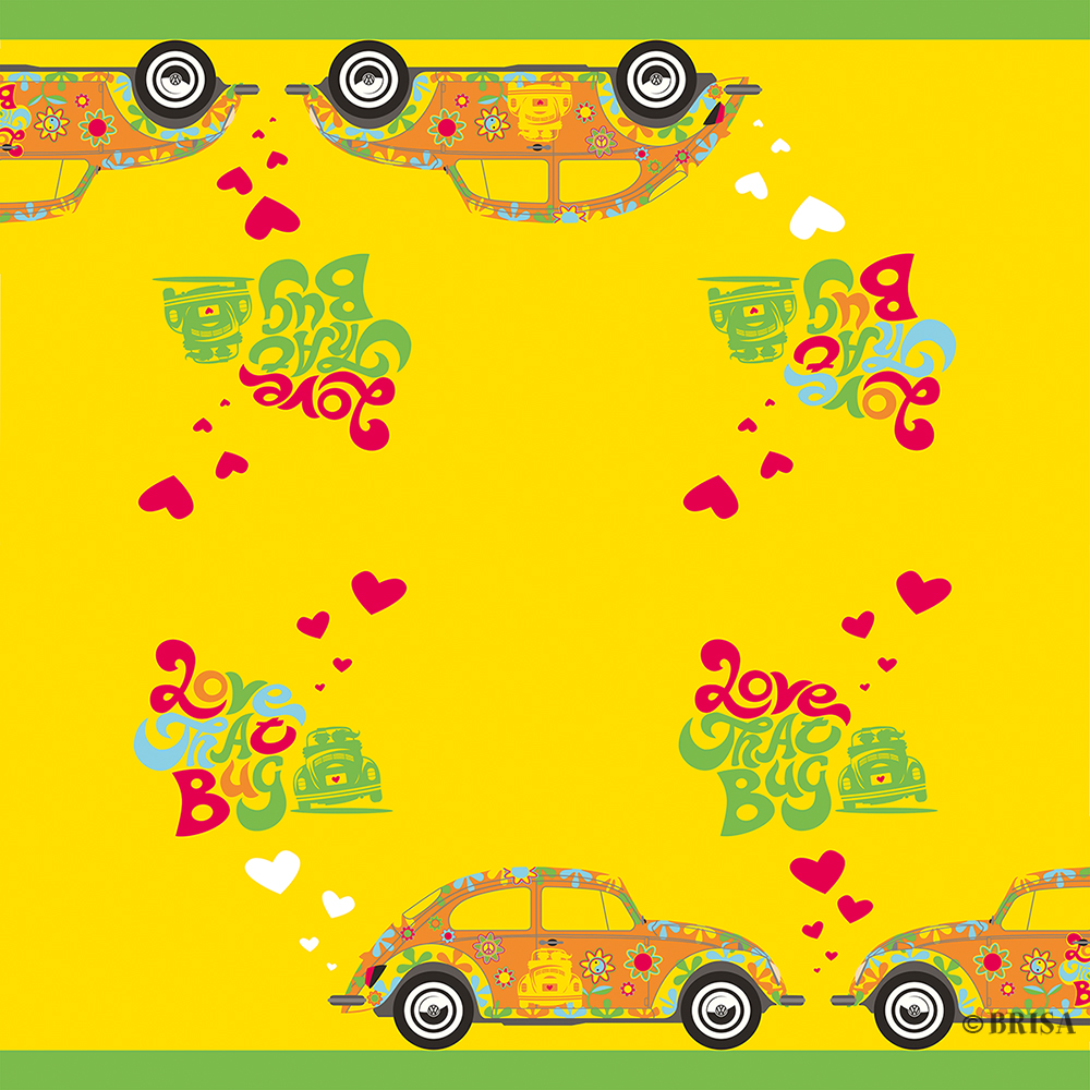 VW Collection Serviette "VW FLOWER POWER" - 20er Pack - 16,5x16,5cm - 100% recycling VW Collection Serviette "VW FLOWER POWER" - 20er Pack - 16,5x16,5cm - 100% recycling