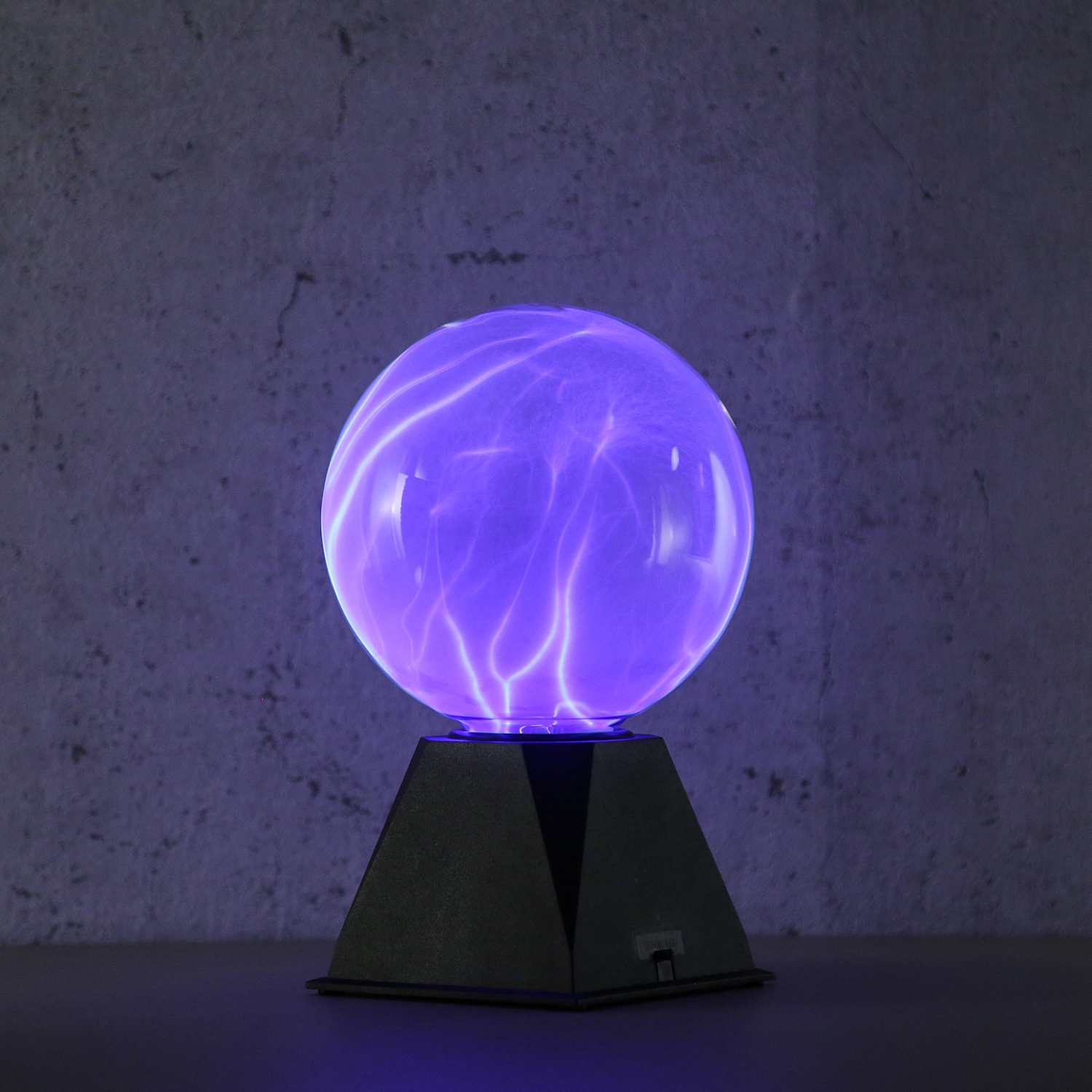 Plasmakugel - blaue Blitz-Show - Automatikbetrieb oder Musiksteuerung - Kugel Durchmesser: 15cm
