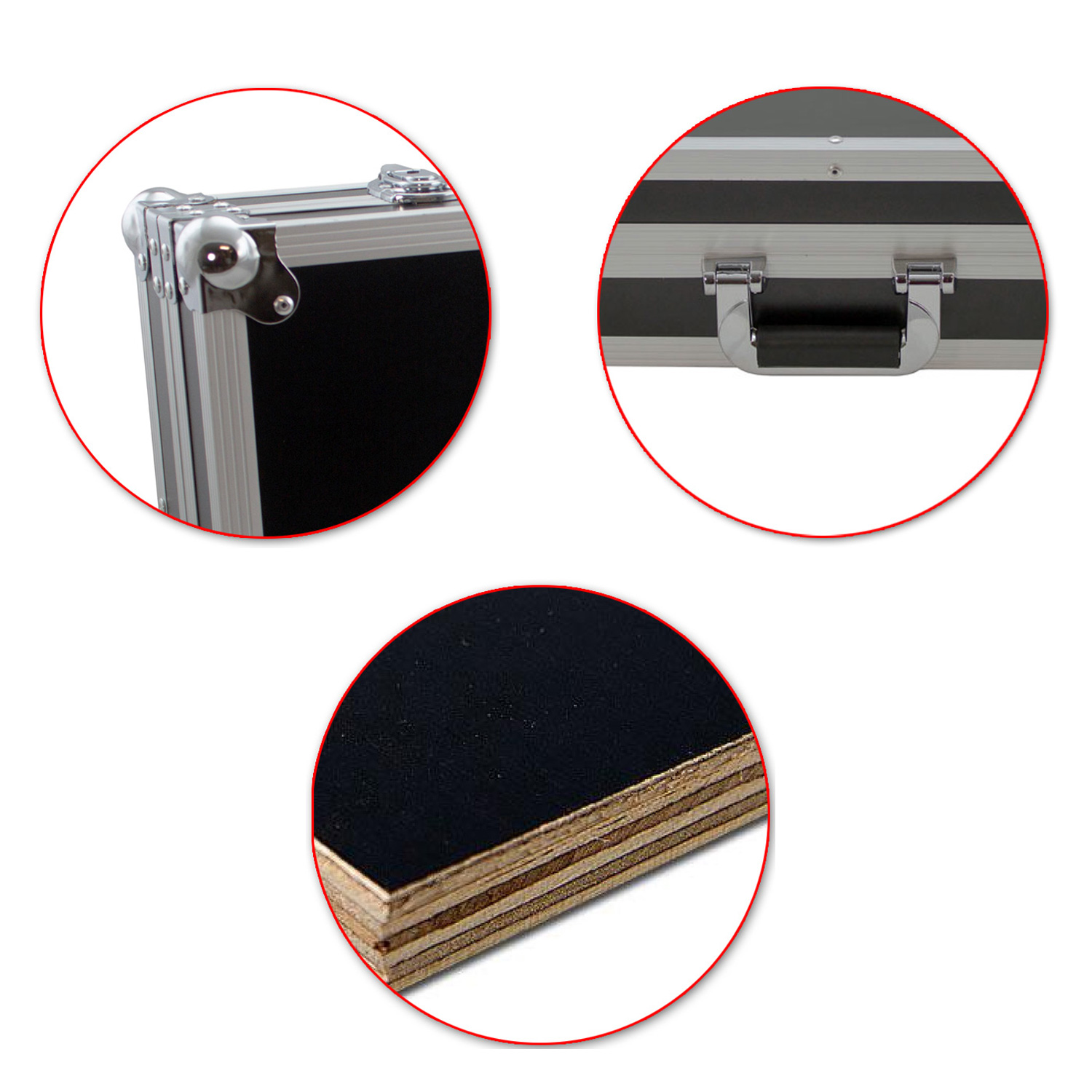 ACC-2 Universal Transportkoffer | Flightcase mit Würfelschaumstoff | SATISFIRE (530x438x152mm) ACC-2 Universal Transportkoffer | Flightcase mit Würfelschaumstoff | SATISFIRE (530x438x152mm)