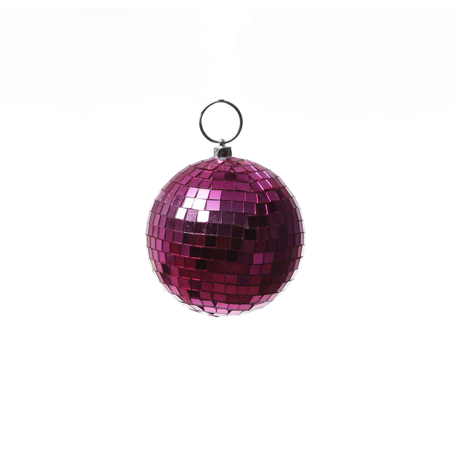 Spiegelkugel 10cm - Discokugel - Echtglas - 7x7mm Spiegel - pink Spiegelkugel 10cm - Discokugel - Echtglas - 7x7mm Spiegel - pink