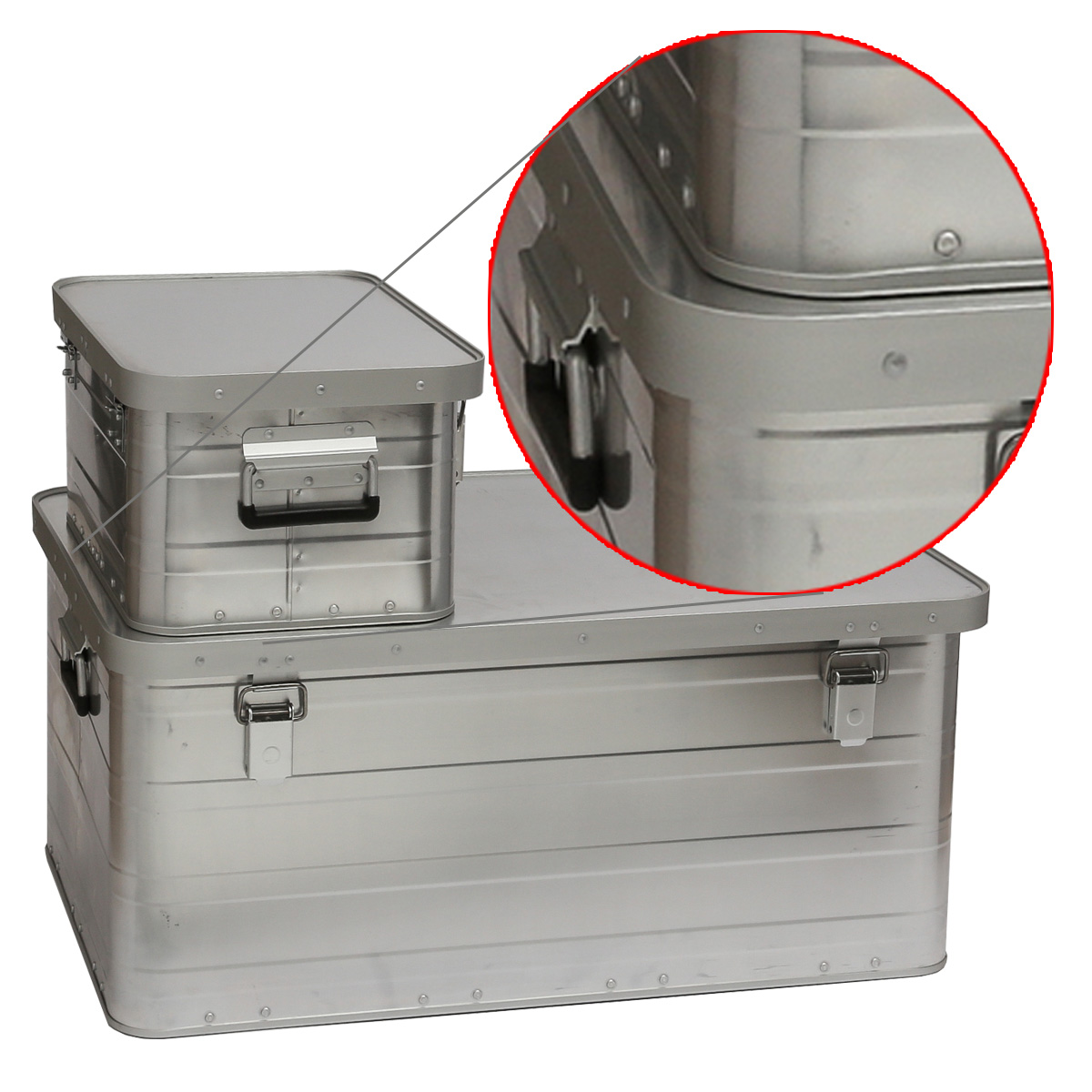 Aluminium Transportkiste - L - GORANDO SAFARI - Universal Alubox Aluminium Transportkiste - L - GORANDO SAFARI - Universal Alubox