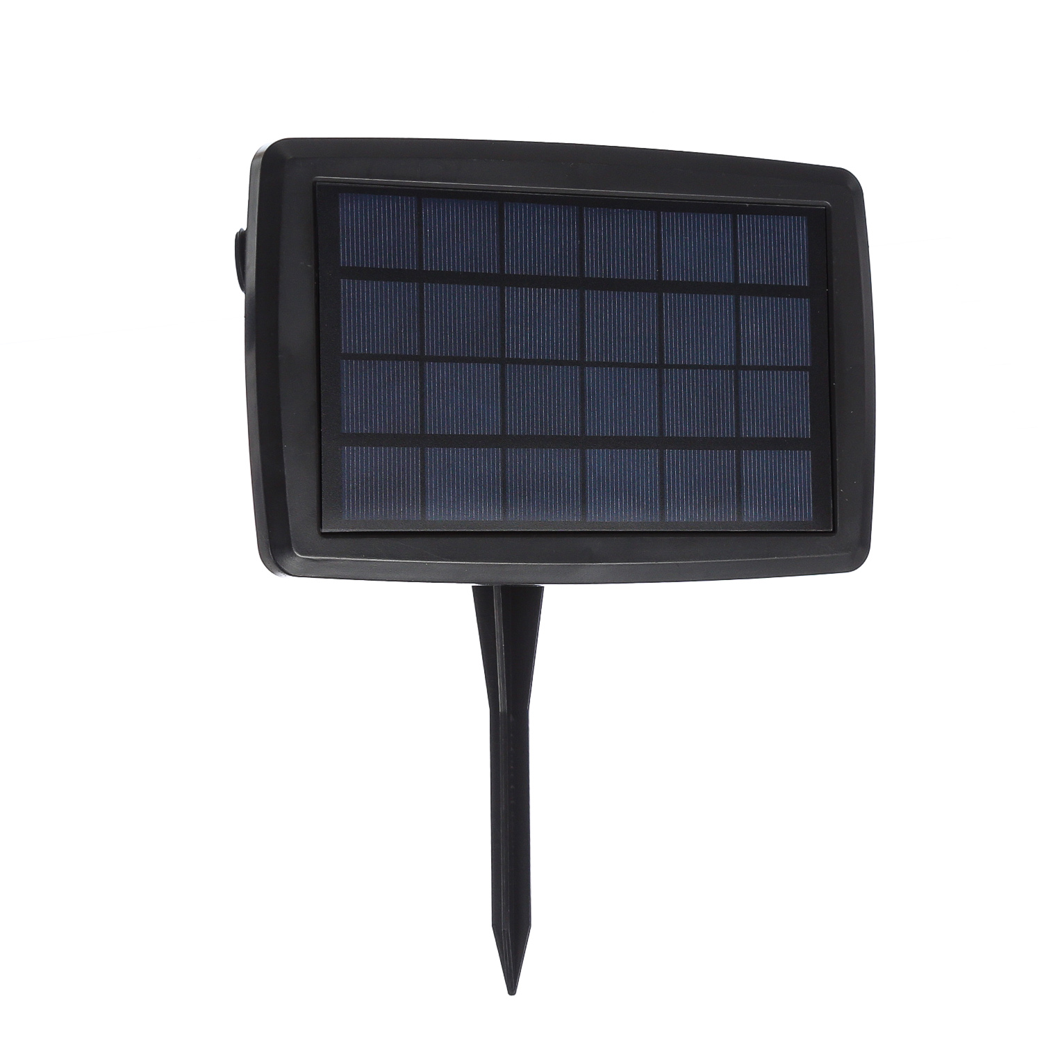 LED Solar Lichterkette CIRCUS - 10 warmweiße Filament LED - L: 4,5m - für Außen - schwarz