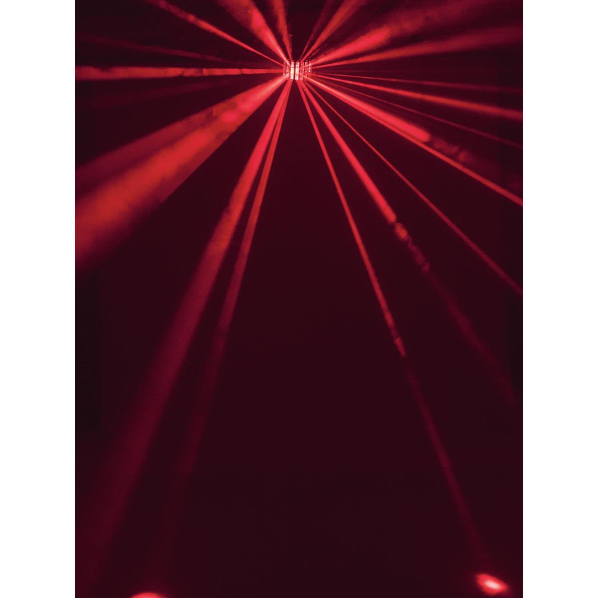 LED Mini Hybrid Strahleneffekt D-20 - Derby Effekt mit Stroboskop - DMX LED Mini Hybrid Strahleneffekt D-20 - Derby Effekt mit Stroboskop - DMX