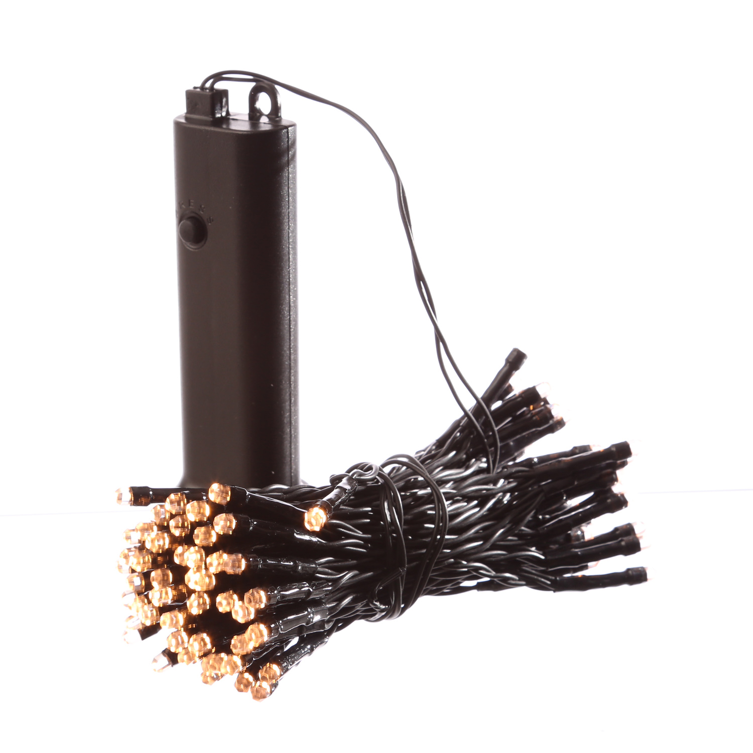 LED Lichterkette - 368 warmweiße LED - L: 27,5m - 8 Funktionen - Timer - Batterie bis 180 Tage