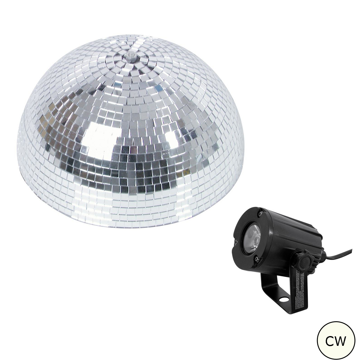 Spiegelkugel Komplettset - Discokugel, Motor, Pinspot, Montagematerial für Diskokugel - Mirrorball Set - Partyset Spiegelkugel Komplettset - Discokugel, Motor, Pinspot, Montagematerial für Diskokugel - Mirrorball Set - Partyset