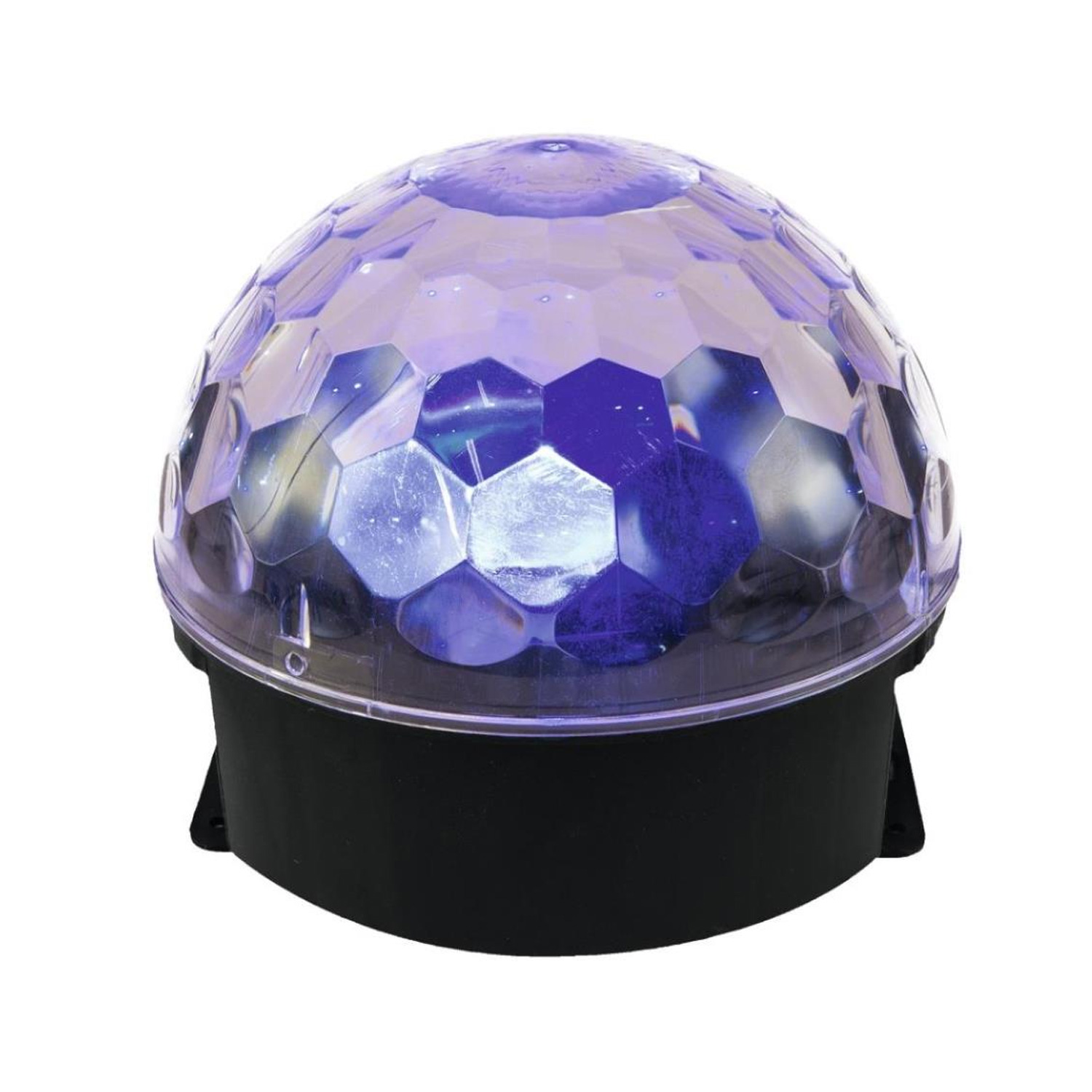 BC-4 Pilzkopf 6-farbig Diskokugel LED Effekt - RGBW + Orange +UV - drehend