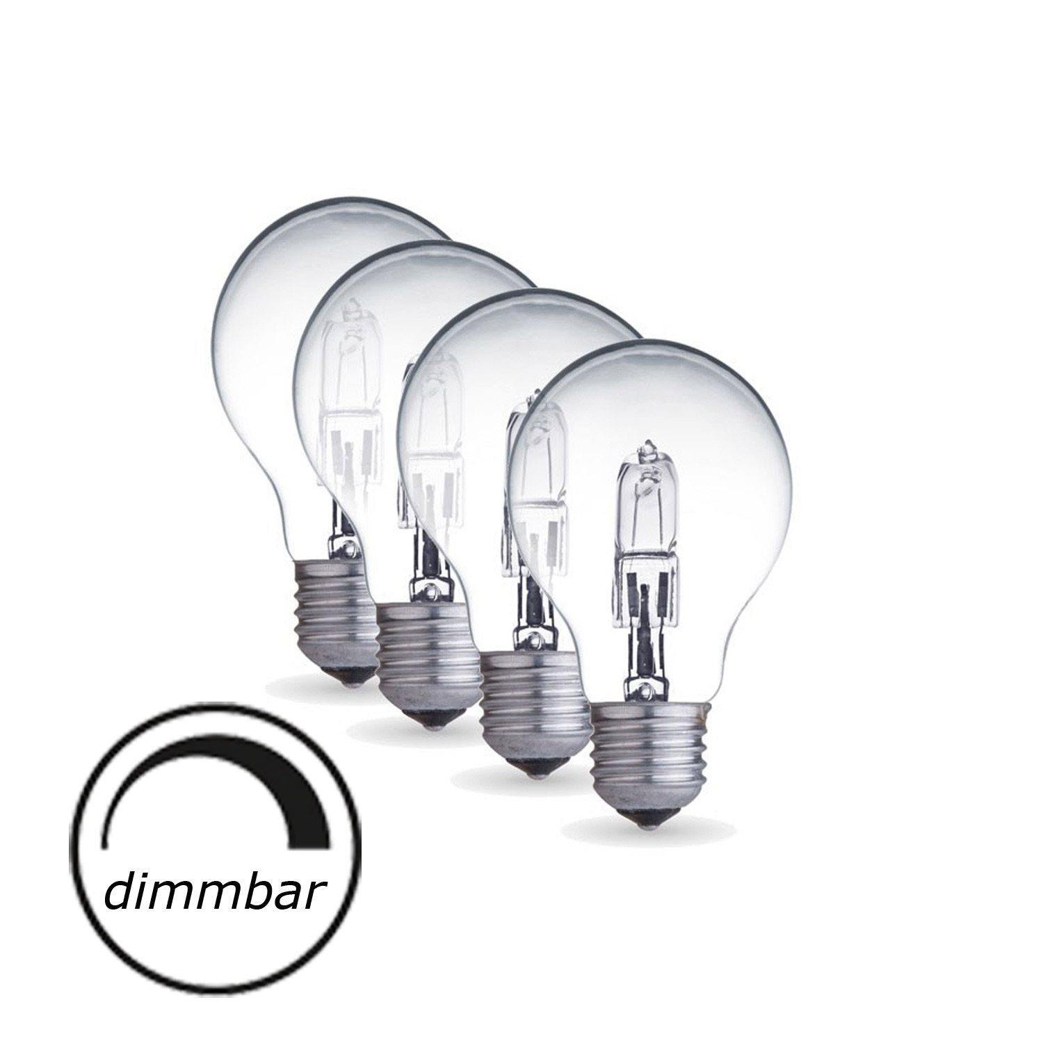 Illu-/Partylichterkette 50m - Außenlichterkette weiß - Made in Germany- 50 dimmbare Halogenlampen