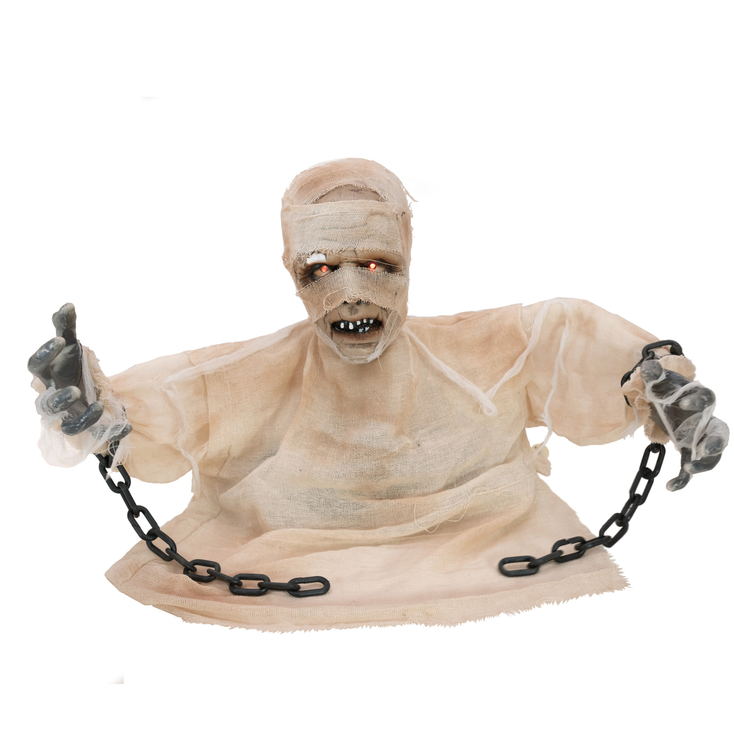 Animierte Halloween Mumie GROUNDBREAKER - Bewegung, Licht, Sound - 40cm Animierte Halloween Mumie GROUNDBREAKER - Bewegung, Licht, Sound - 40cm