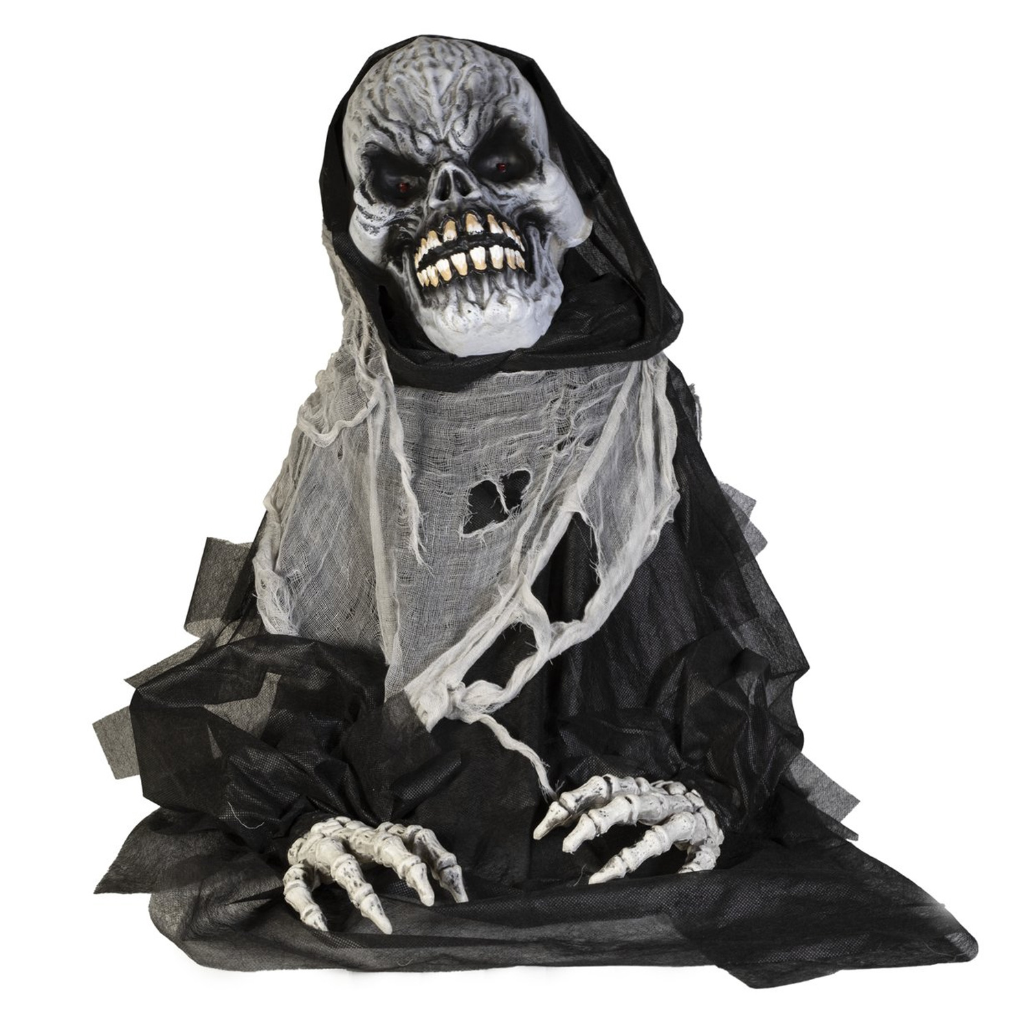 Halloween Figur DEATH MAN, 68cm - bewegte, gruselige Zomiefigur