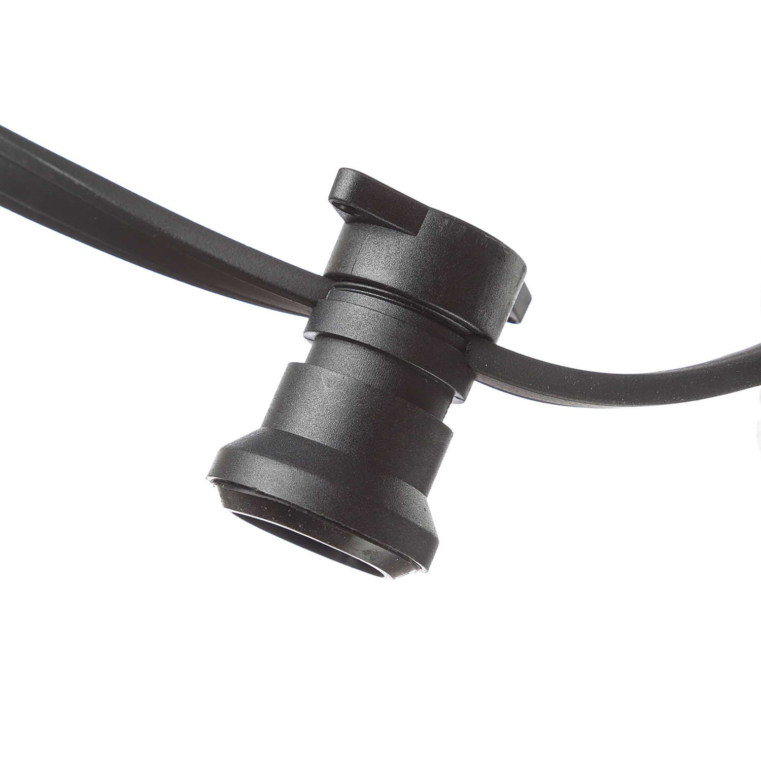 Illu-/Partylichterkette BLACKY 5m - Außenlichterkette schwarz - 5 x E27 Schraubfassung