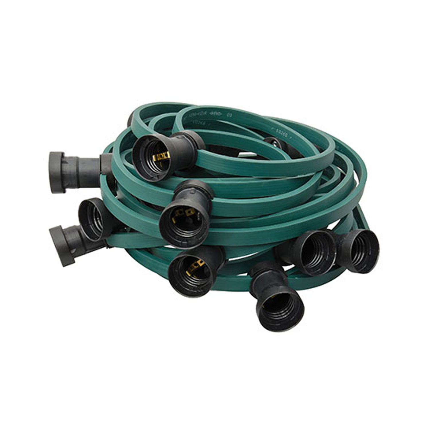 ILLU Lichterkette grün - 100 Meter Installations-Rohware - E27 Fassungen alle 100cm ILLU Lichterkette grün - 100 Meter Installations-Rohware - E27 Fassungen alle 100cm