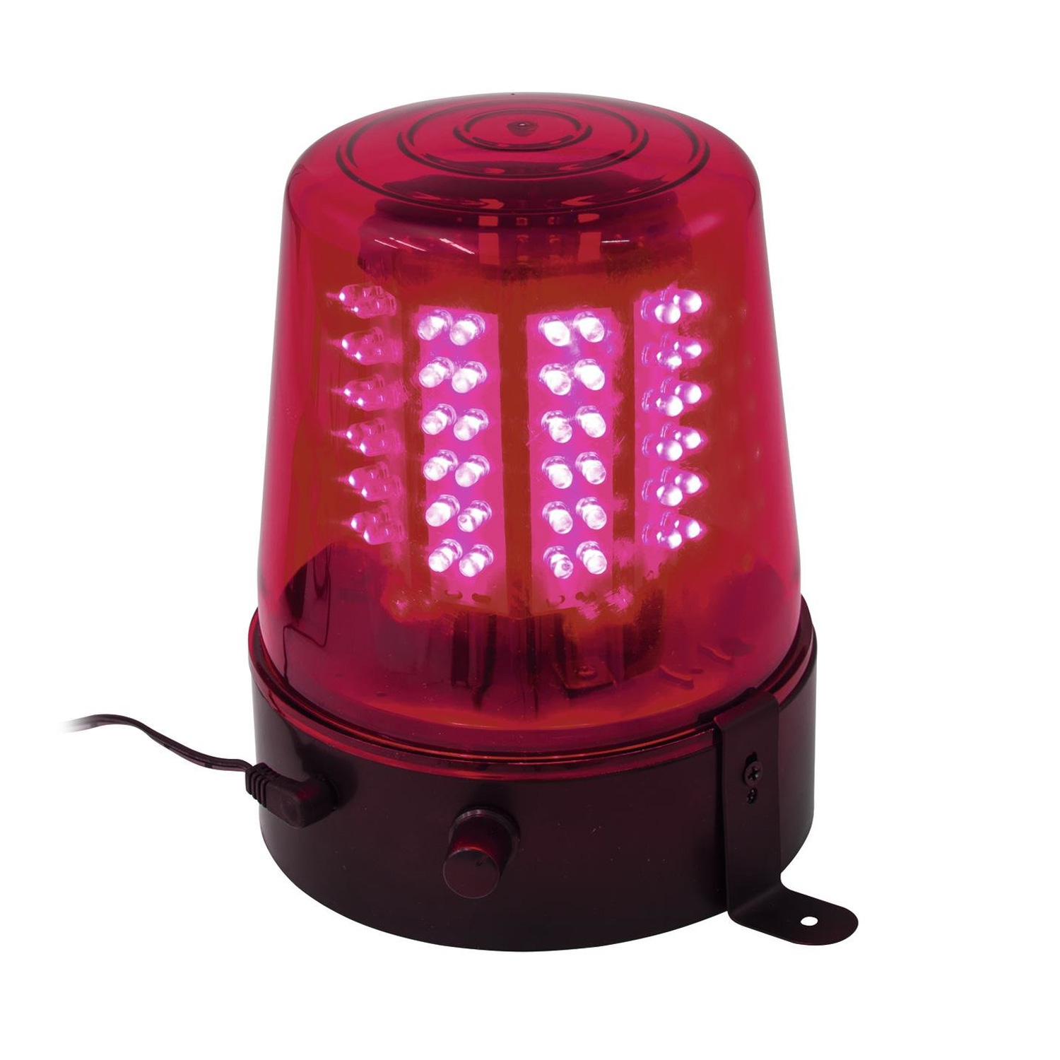 Polizeilicht Feuerwehrlicht LED ROT - 108 LEDs - Geschwindigkeit regelbar - inkl. Netzteil