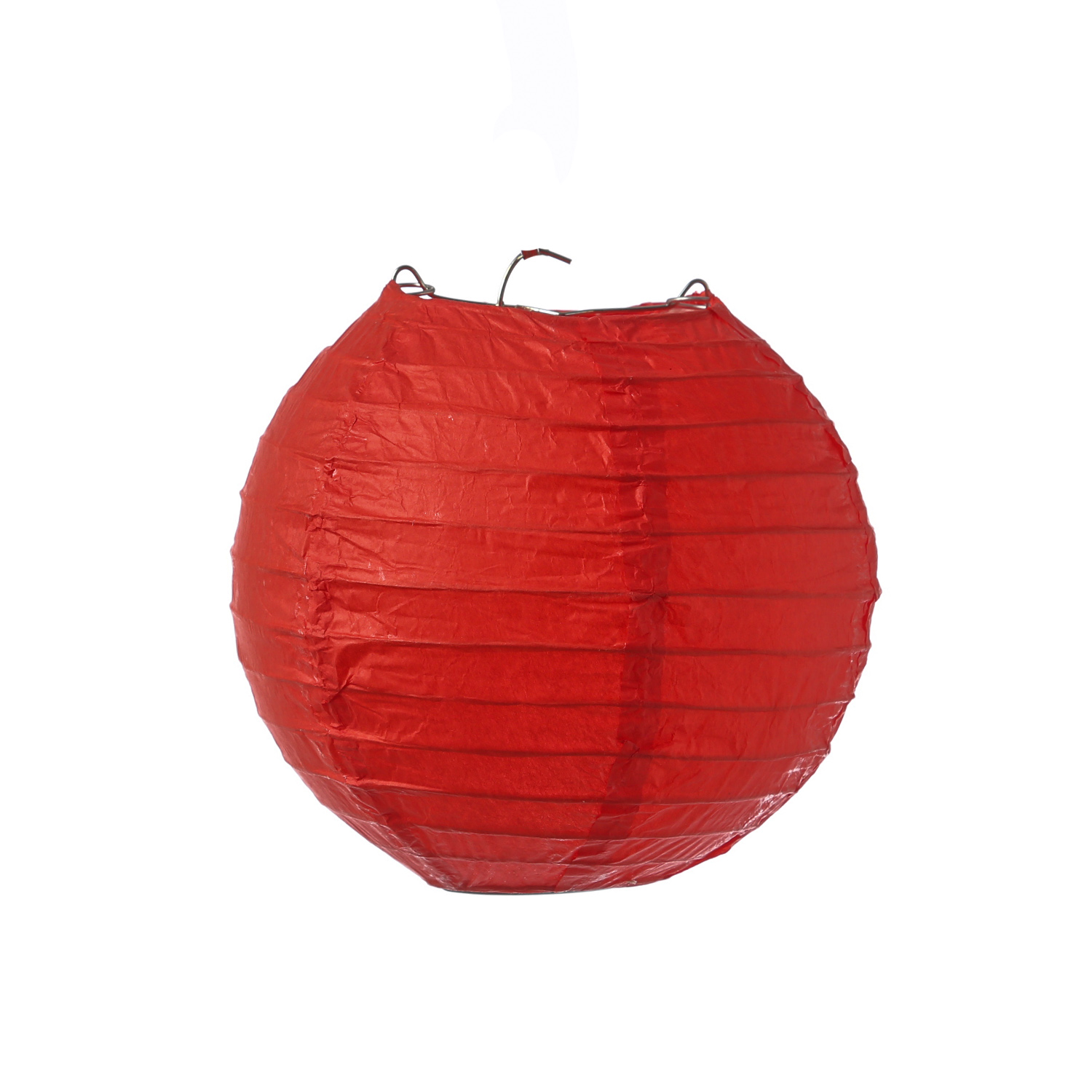 4x Partyset Papierdekoration 12 Teilig - rot/weiß Lampion, Pompon, Herzen