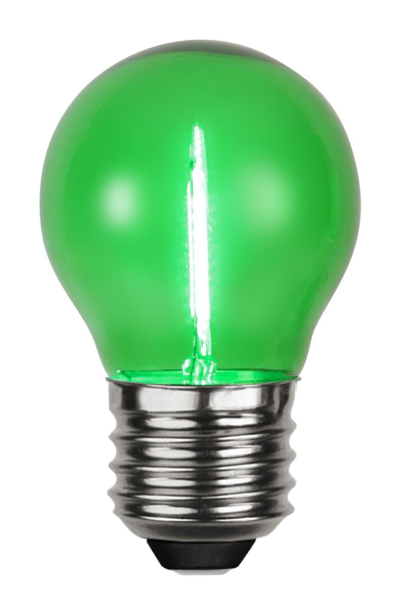 5x Leuchtmittel | LED | E27 | 1W | 0,7-0,9W | Set mit klaren Lampen | Rot/Grün/Blau/Gelb/Orange