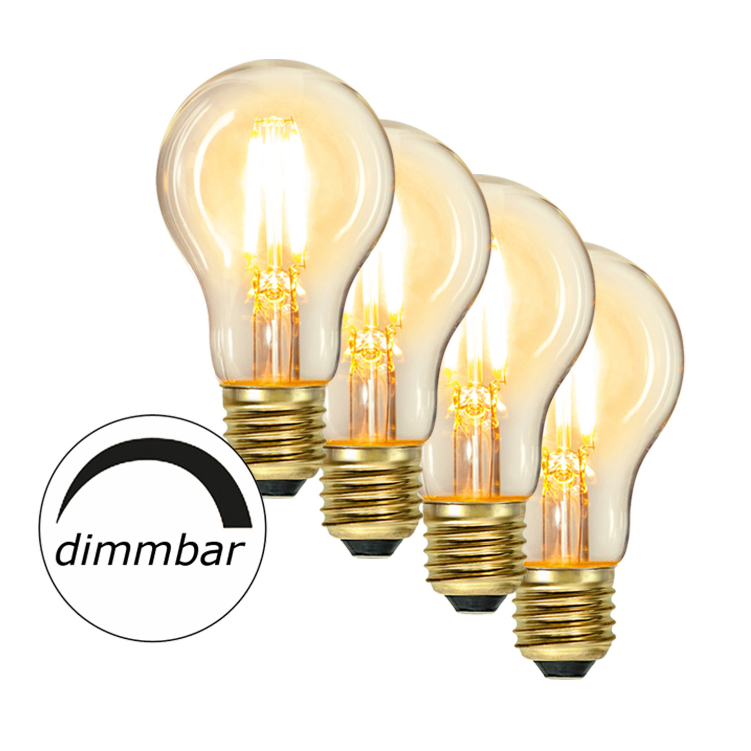 Illu-/Partylichterkette 10m - Außenlichterkette grün - 10 dimmbare LED Glühbirnen