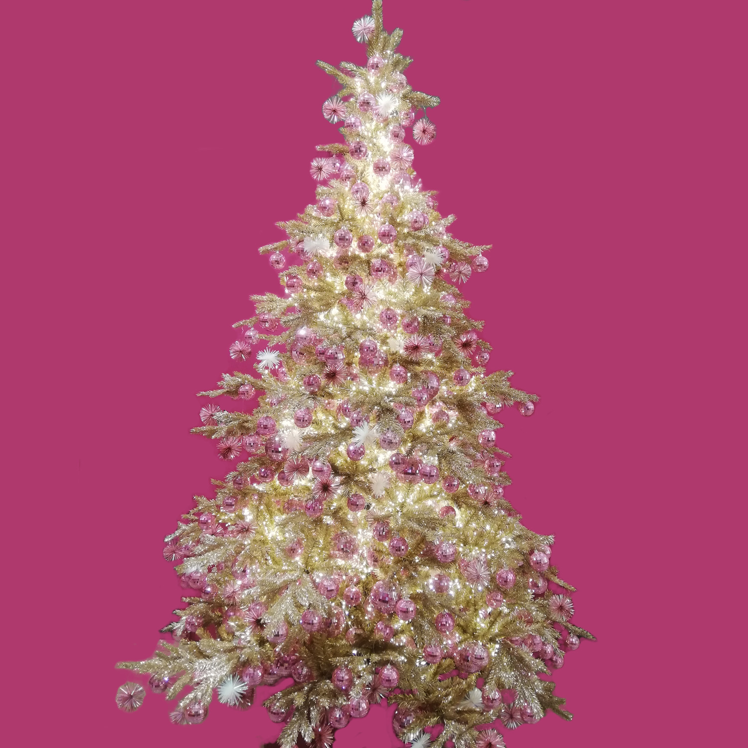 Spiegelkugel 5cm pink- Discokugel Echtglas zur Dekoration Spiegelkugel 5cm pink- Discokugel Echtglas zur Dekoration