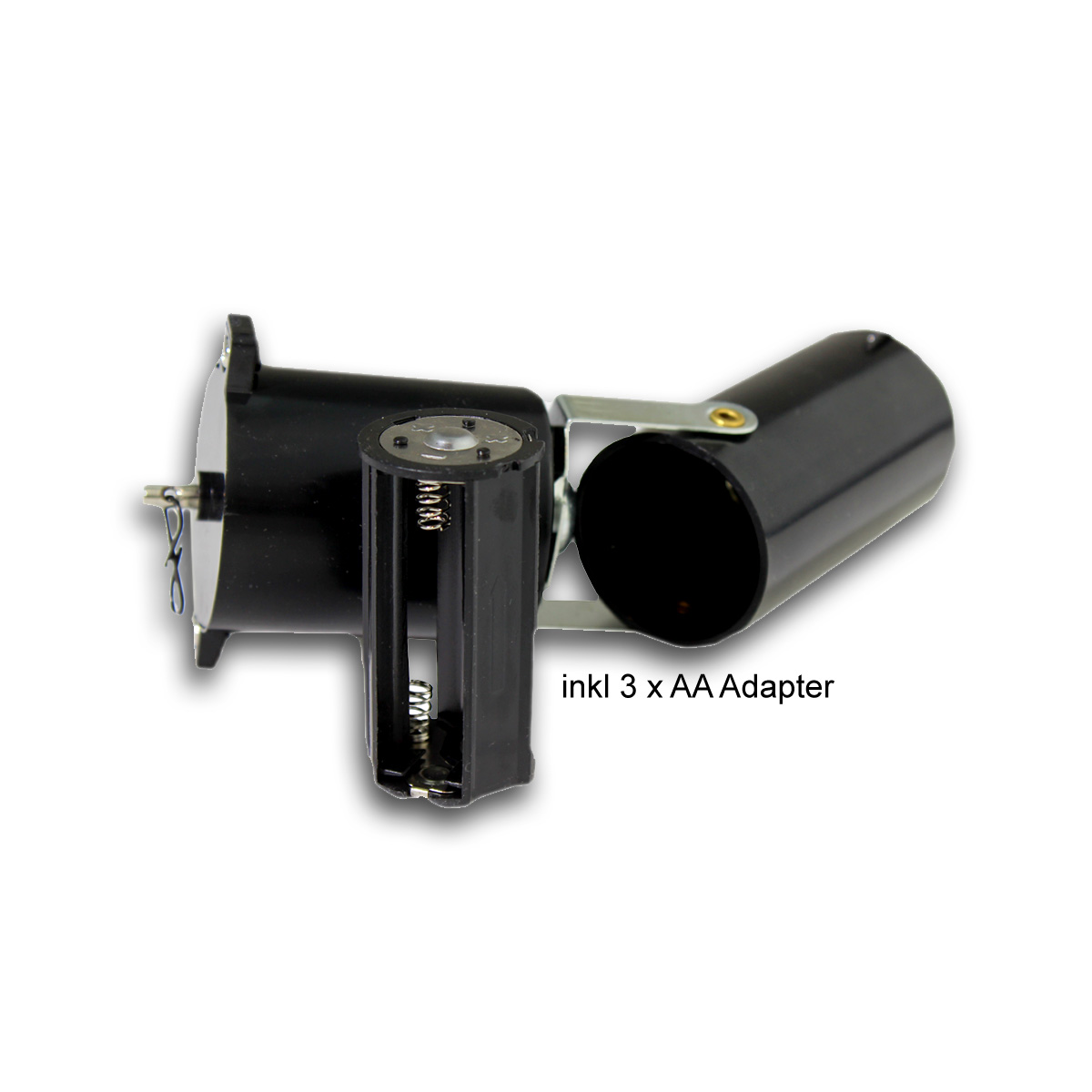Spiegelkugel Motor Batteriebetrieb MBM-B20 - bis 20cm Kugeln (3 x AA) - 6rpm