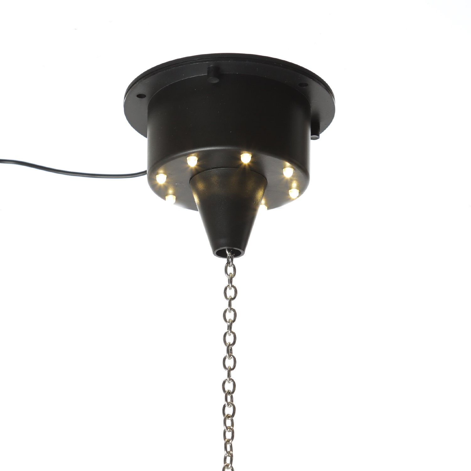 Spiegelkugel Motor mit warmweißen LED bis 20cm Discokugel-  MBM-203WW - Drehmotor Spiegelkugel Motor mit warmweißen LED bis 20cm Discokugel-  MBM-203WW - Drehmotor