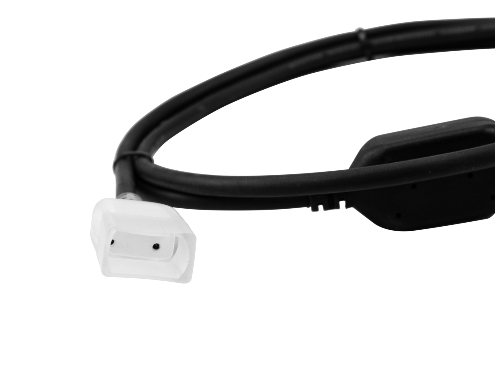 Netzkabel mit Stecker - LED NEON FLEX 230V Slim - IP44 - schwarz