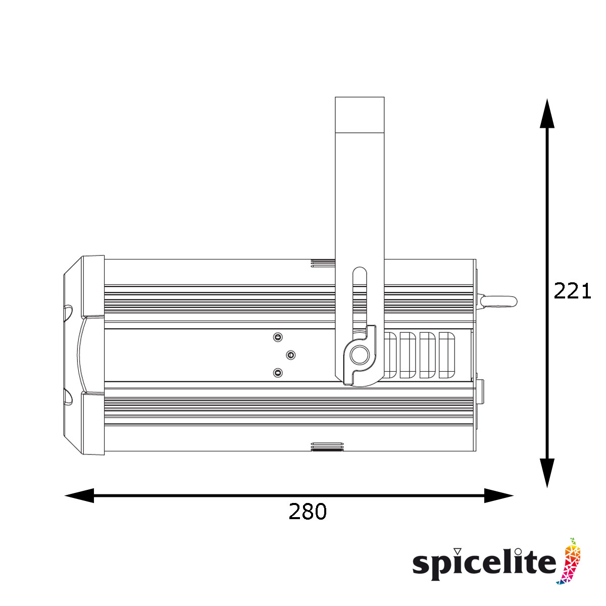 ACE-PAR-40-zoom - starker 40W Punktstrahler mit motorischem Zoom, DMX, 4° bis 29° Zoom Range, RGBW OSRAM LED Chip - Farbwechsel