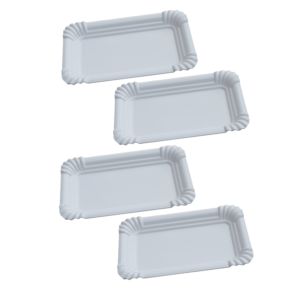 4er Set - Mehrweg Wurstplatte 21x13,5cm - bruchfest - spülmaschinenfest - Melamin 4er Set - Mehrweg Wurstplatte 21x13,5cm - bruchfest - spülmaschinenfest - Melamin