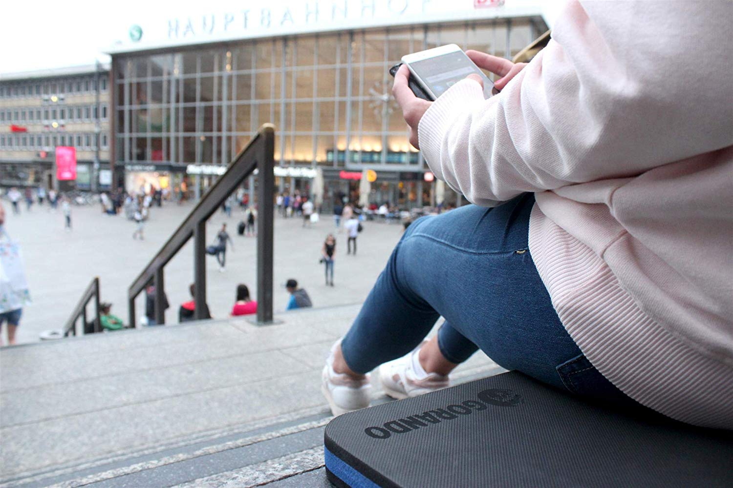 GORANDO® Premium EVA Kniekissen - 44x22cm - für Garten, Haus, Werkstatt - Kniepad - rot - 2er set GORANDO® Premium EVA Kniekissen - 44x22cm - für Garten, Haus, Werkstatt - Kniepad - rot - 2er set