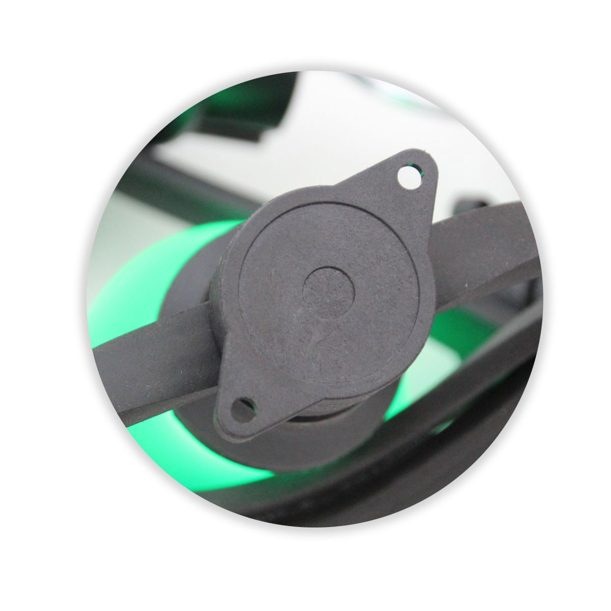 Illu-/Partylichterkette BLACKY 10m - Außenlichterkette schwarz - 10 ultra-warmweiße LED Kugeln