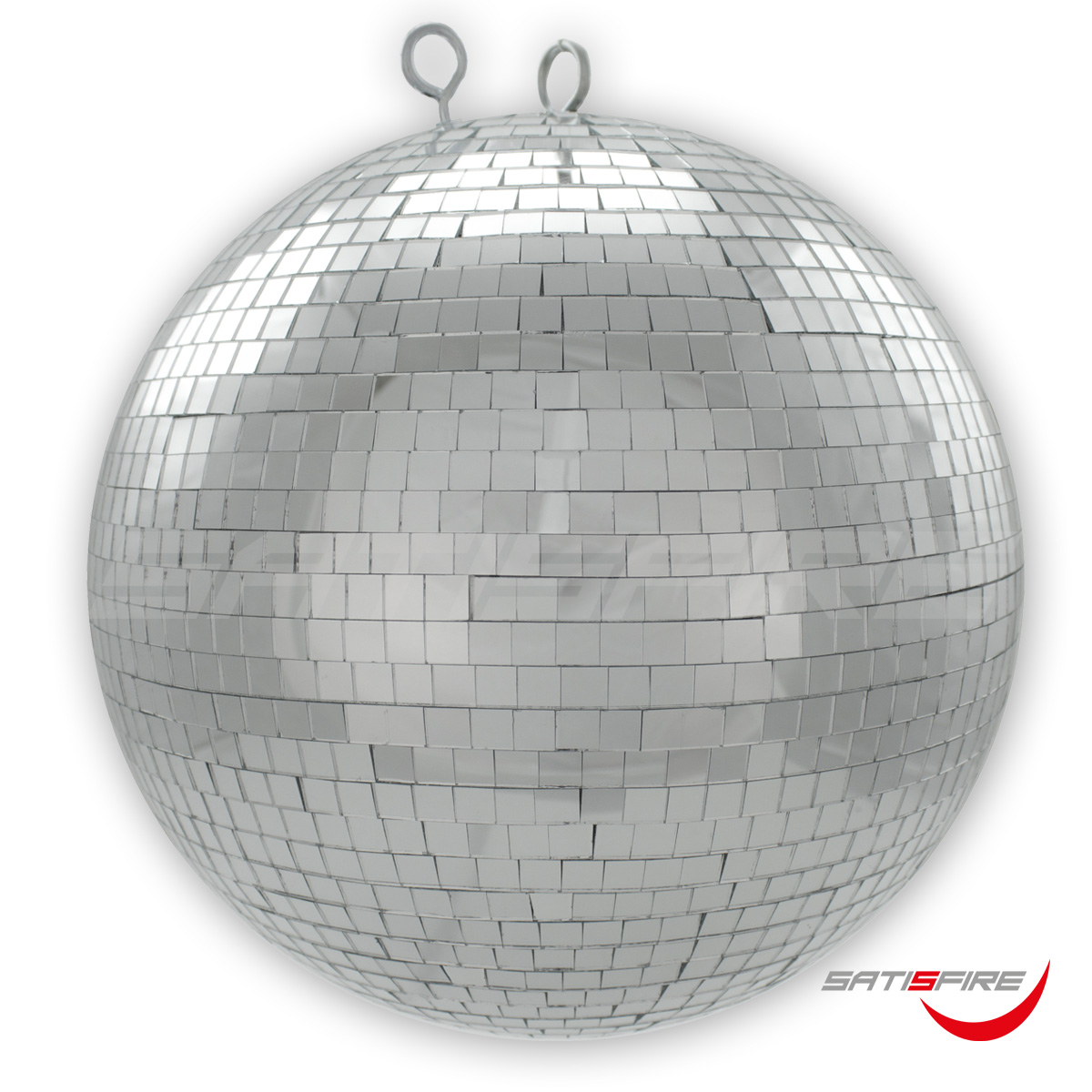 Spiegelkugel 30cm silber- Diskokugel (Discokugel) Party Lichteffekt - Echtglas - mirrorball silver chrome