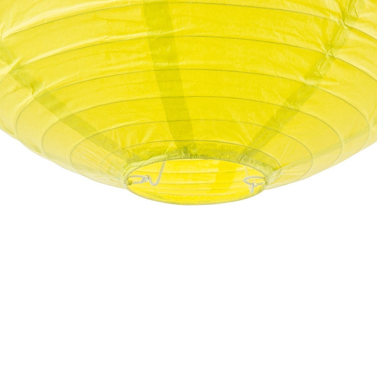 Lampion aus Papier - gelbgrün - 40cm - für E27 Hängefassungen oder Lichterketten