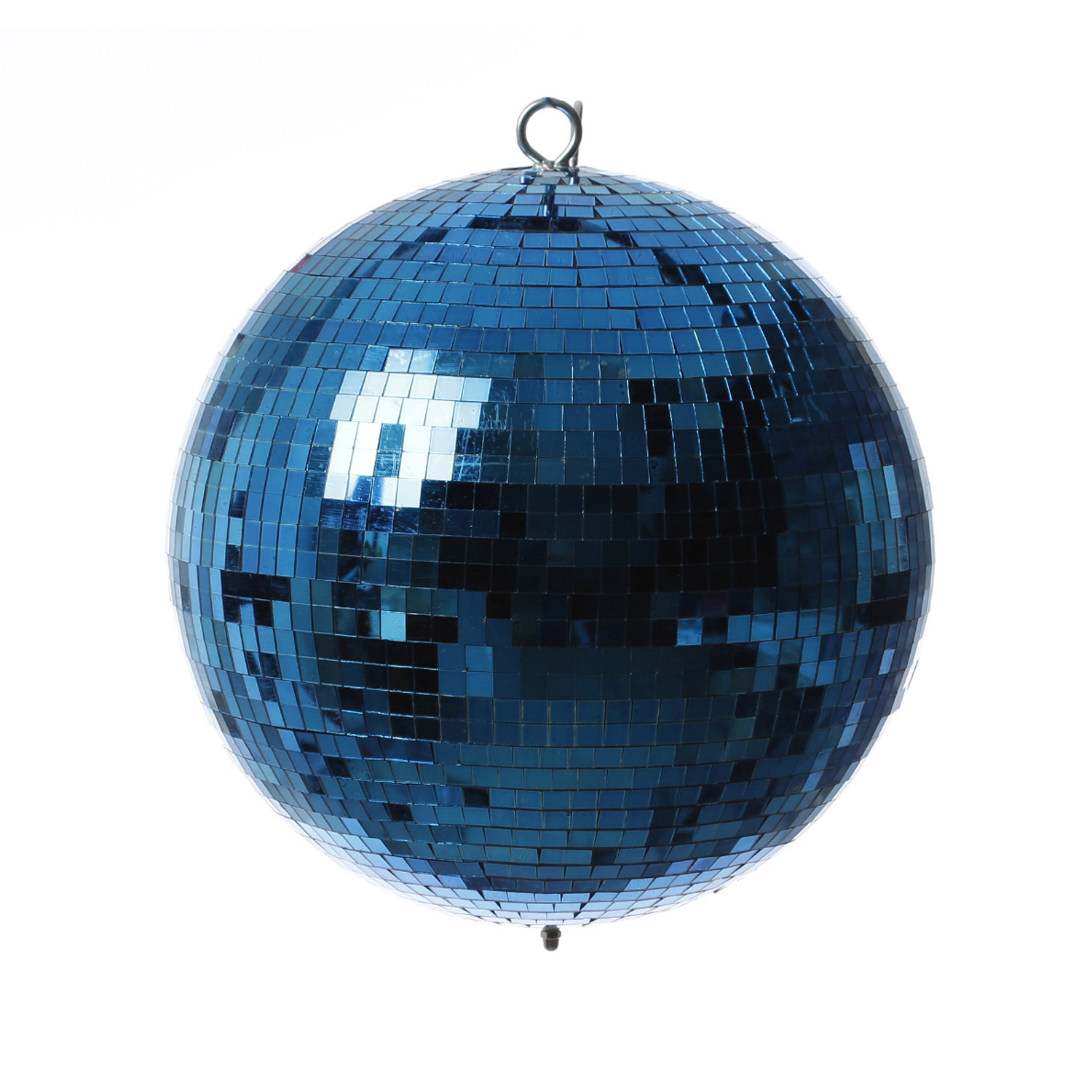 Spiegelkugel 30cm - Safety Discokugel - Echtglas - 10x10mm Spiegel - blau Spiegelkugel 30cm - Safety Discokugel - Echtglas - 10x10mm Spiegel - blau