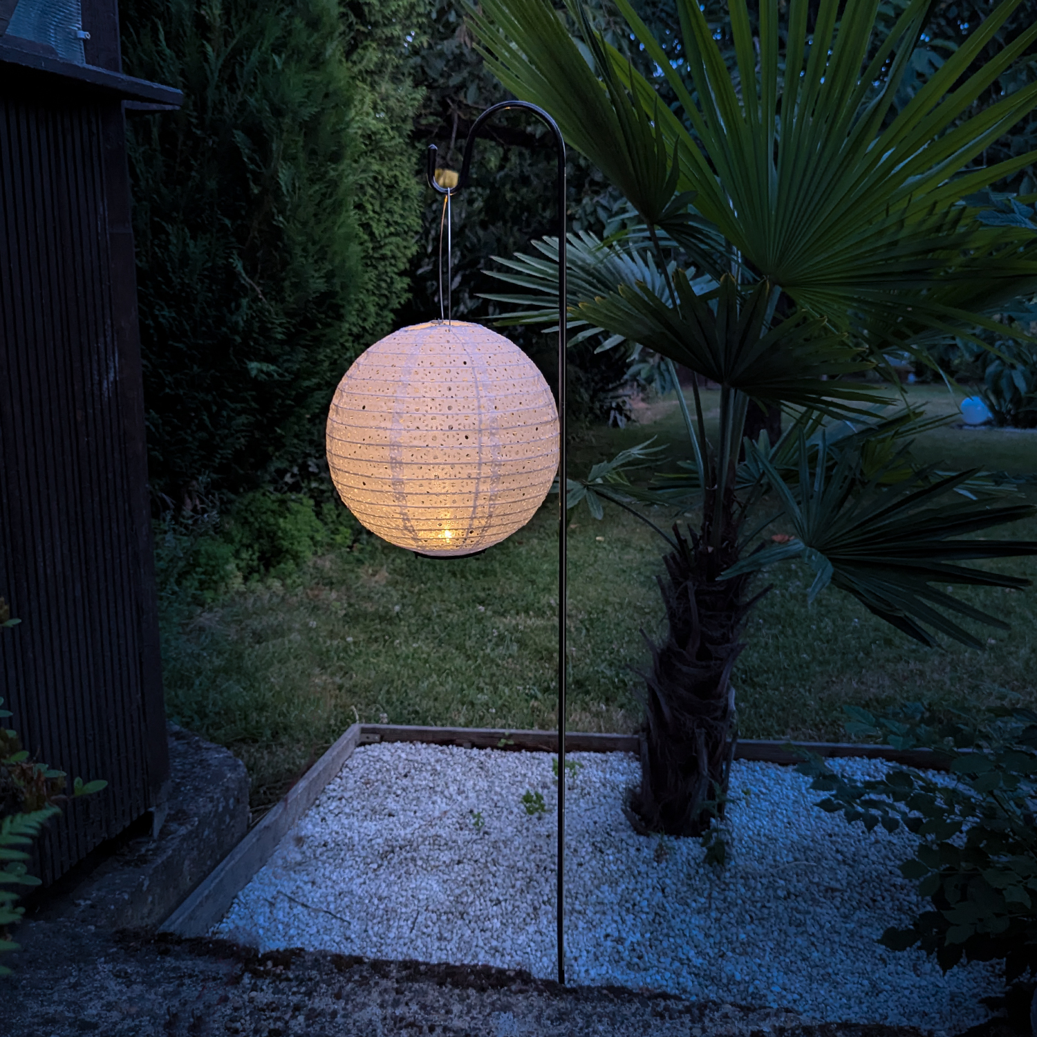 Gartenspieß für Laternen/Leuchten/Gartendeko - Gartenstecker - Schäferhaken - 60-120cm - 10er Set