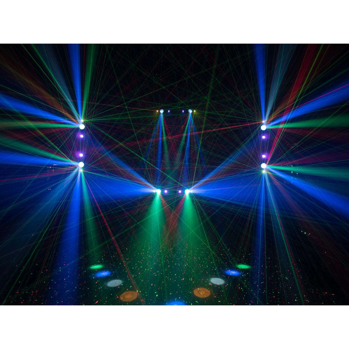 LED Multi FX Laser Bar - Die komplette Lichtshow für Deine Party