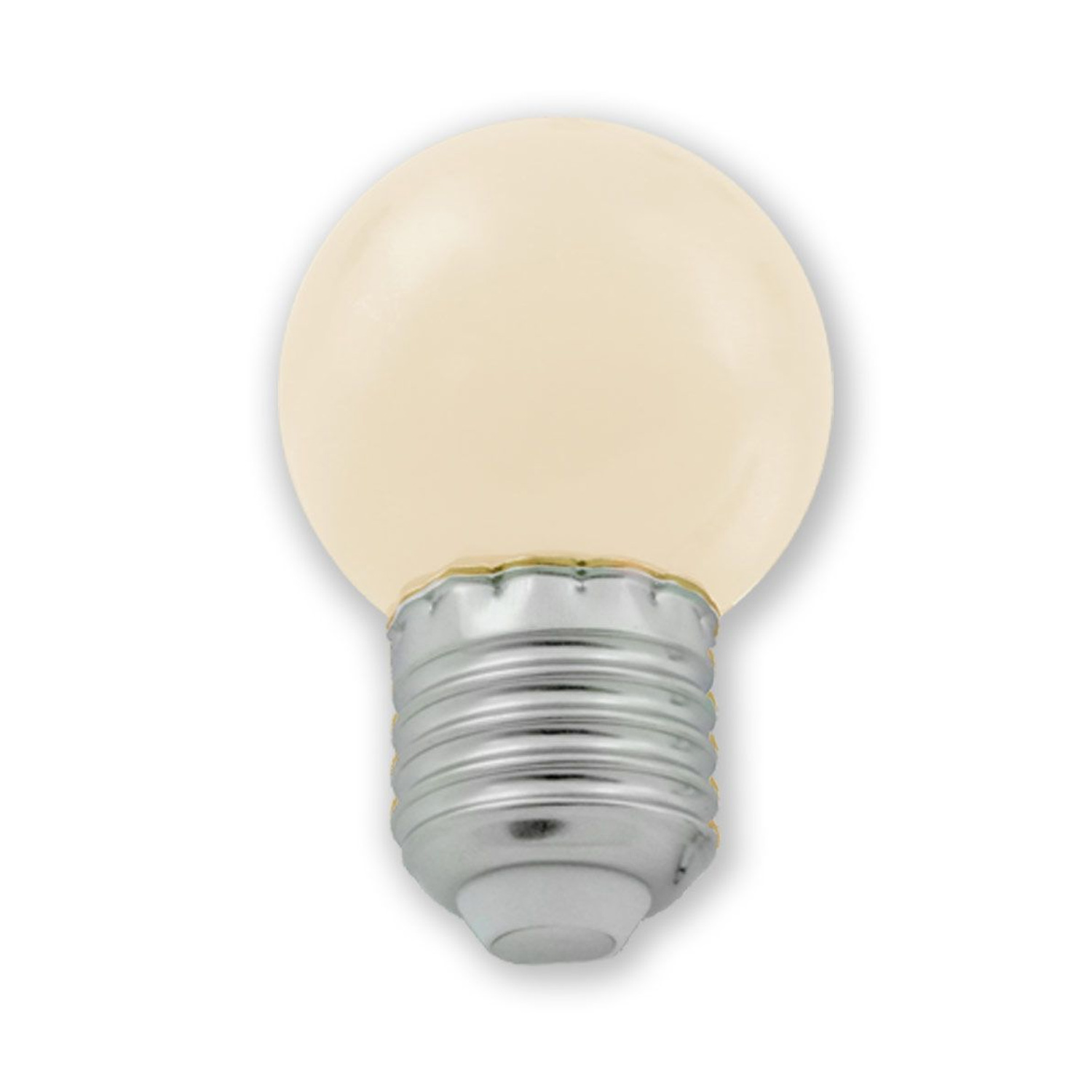 LED Leuchtmittel G45 - warmweiß 2700K - E27 - 1W | SATISFIRE LED Leuchtmittel G45 - warmweiß 2700K - E27 - 1W | SATISFIRE