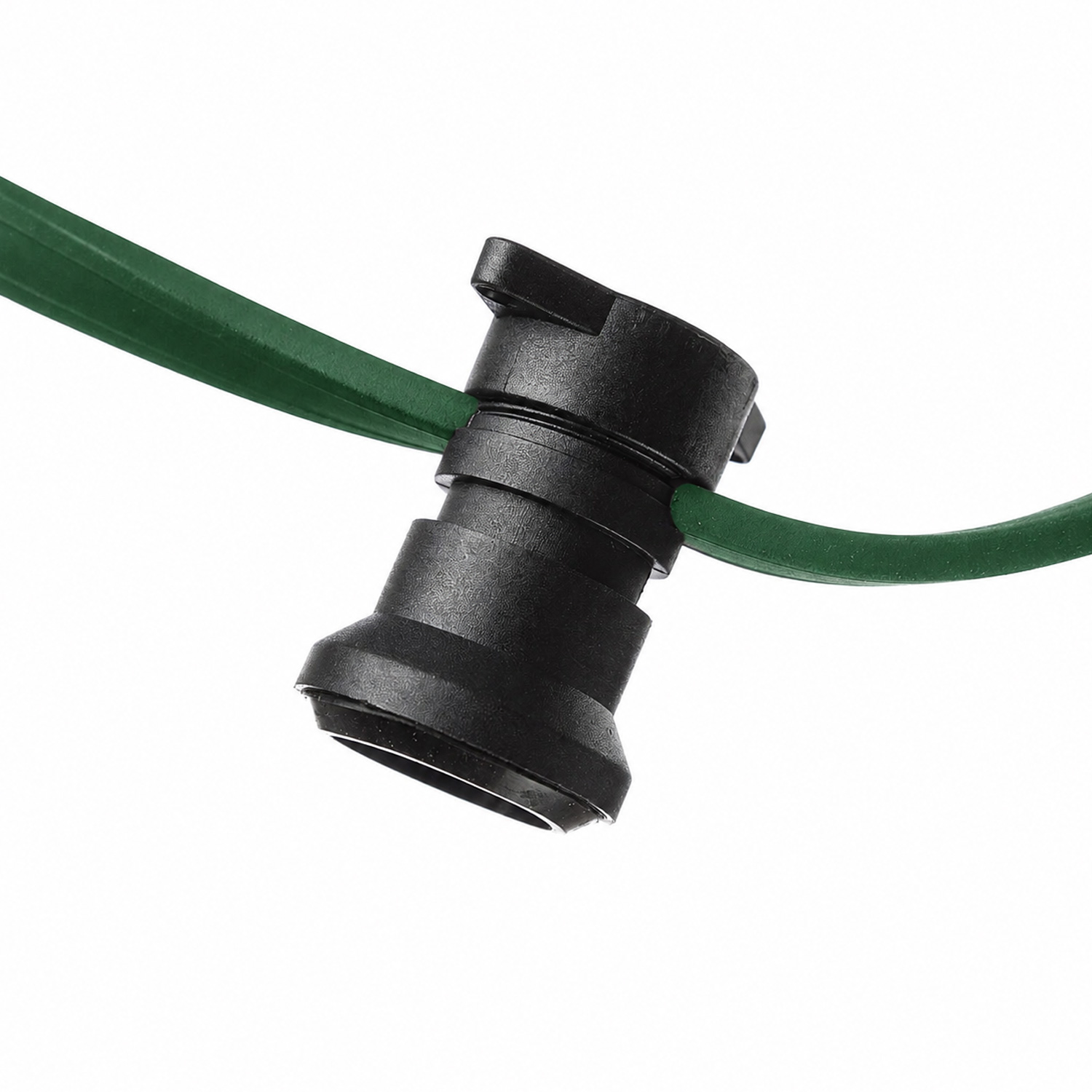 Illu-/Partylichterkette 50m - Außenlichterkette grün - 50x E27 Schraubfassung