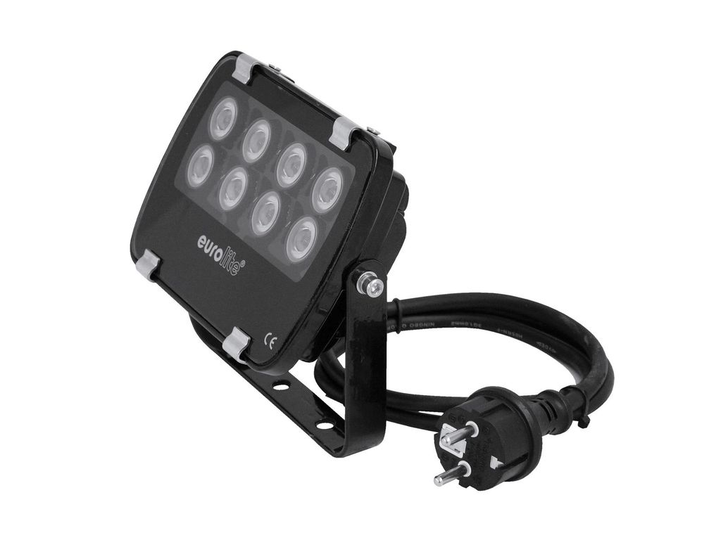 EUROLITE LED IP FL-8 | 30° | 8x1W | IP56 | kaltweiss 6400K - Fassandenstrahler - Flutlicht - Baumstrahler - Scheinwerfer EUROLITE LED IP FL-8 | 30° | 8x1W | IP56 | kaltweiss 6400K - Fassandenstrahler - Flutlicht - Baumstrahler - Scheinwerfer