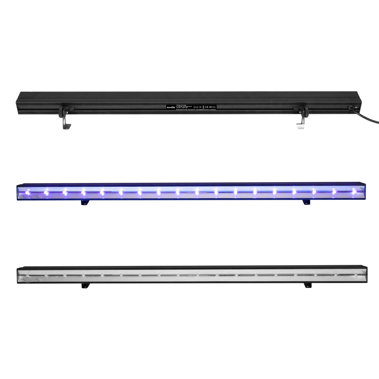 Schwarzlichtleiste LED BAR-18 UV 18x3W - 100cm 80° Abstrahlwinkel Schwarzlichtleiste LED BAR-18 UV 18x3W - 100cm 80° Abstrahlwinkel