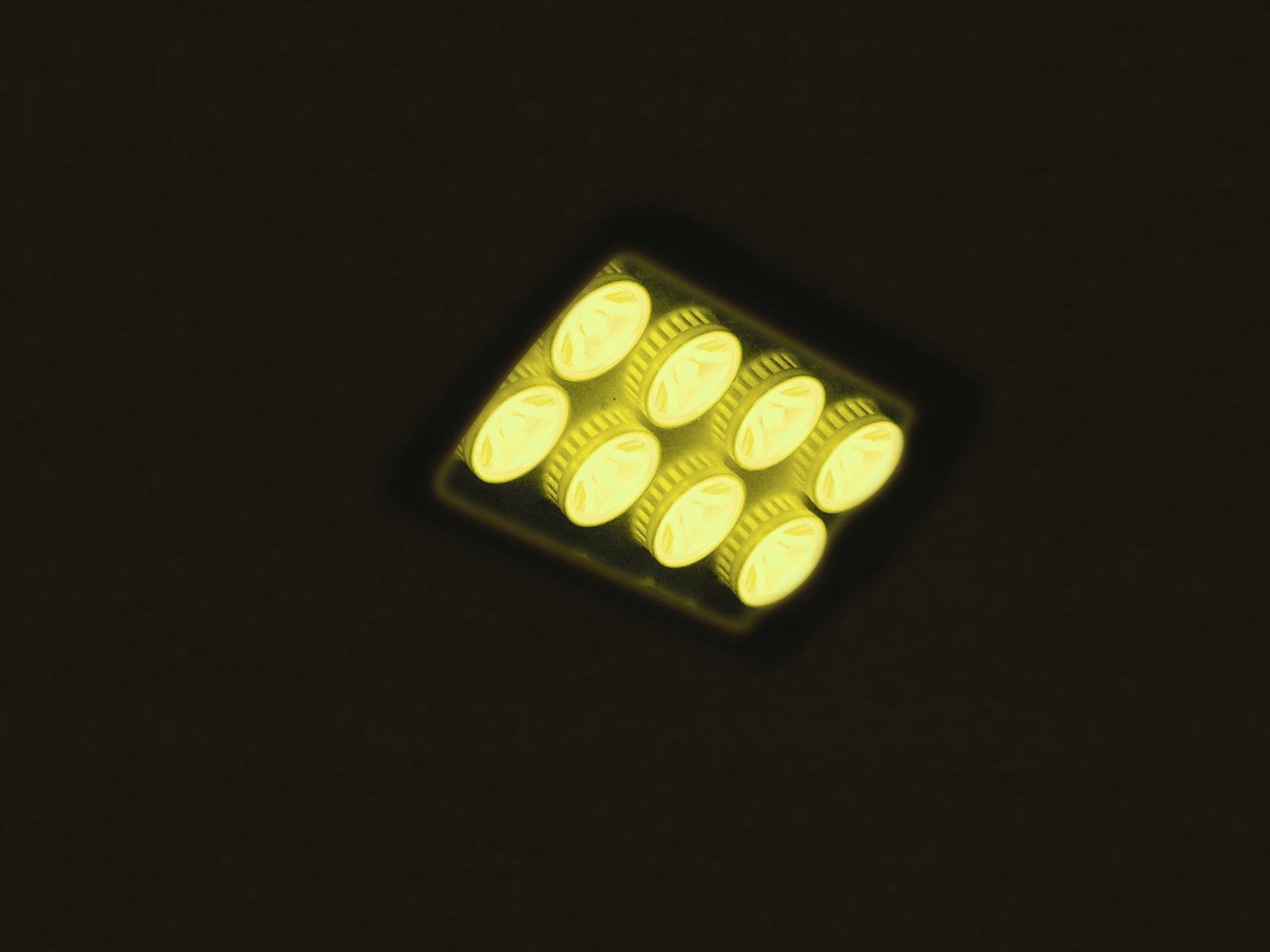 EUROLITE LED IP FL-8 | 30° | 8x1W | IP56 | gelb - Fassandenstrahler - Flutlicht - Baumstrahler - Scheinwerfer