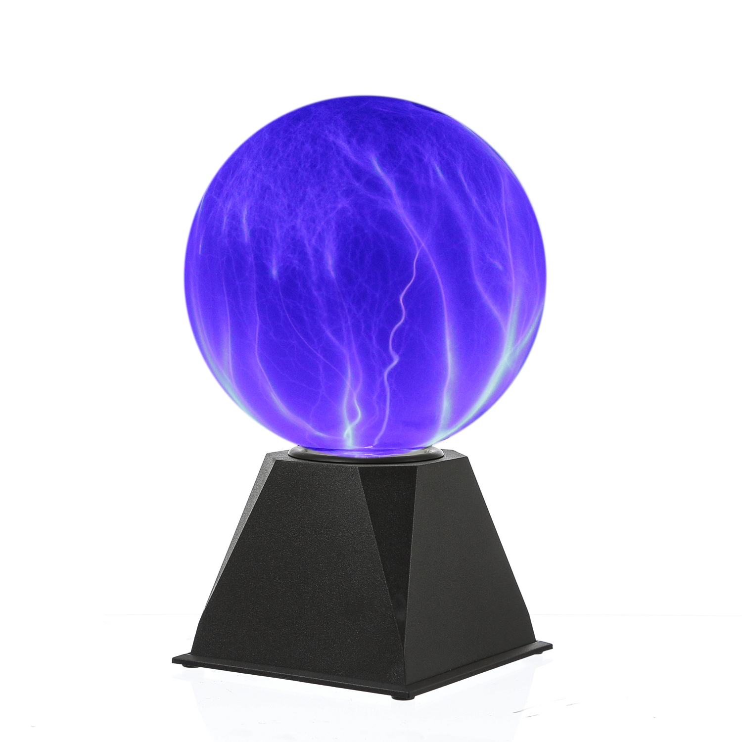 Plasmakugel - blaue Blitz-Show - Automatikbetrieb oder Musiksteuerung - Kugel Durchmesser: 15cm Plasmakugel - blaue Blitz-Show - Automatikbetrieb oder Musiksteuerung - Kugel Durchmesser: 15cm